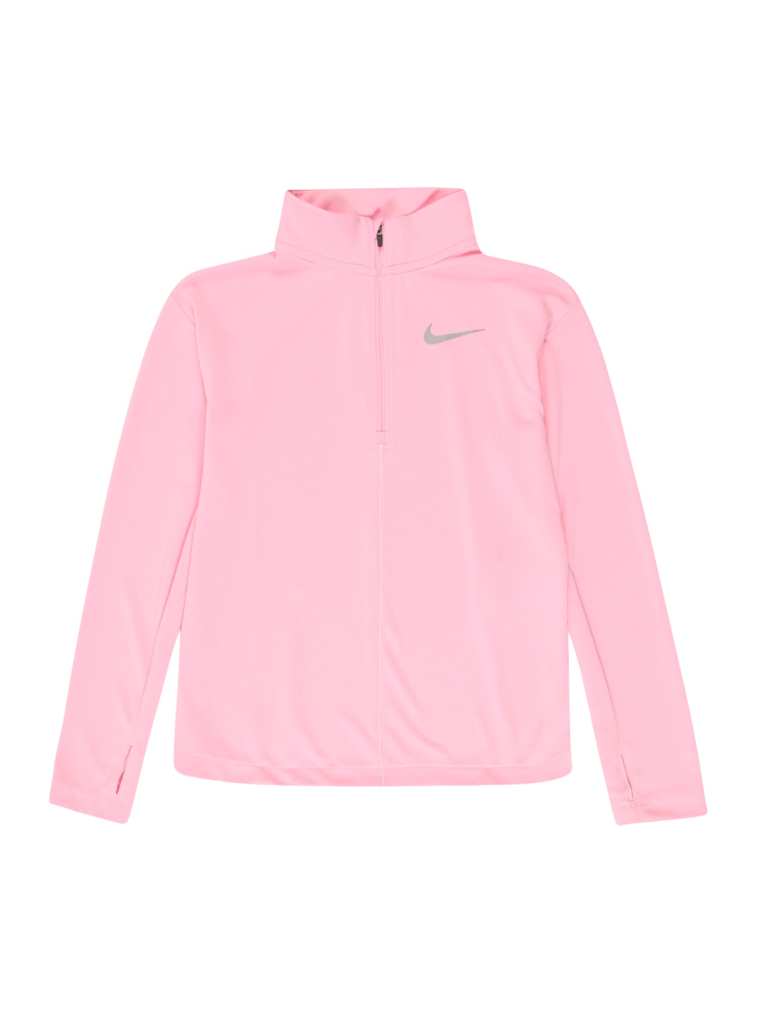 NIKE Sportiniai marškinėliai  šviesiai rožinė / sidabro pilka