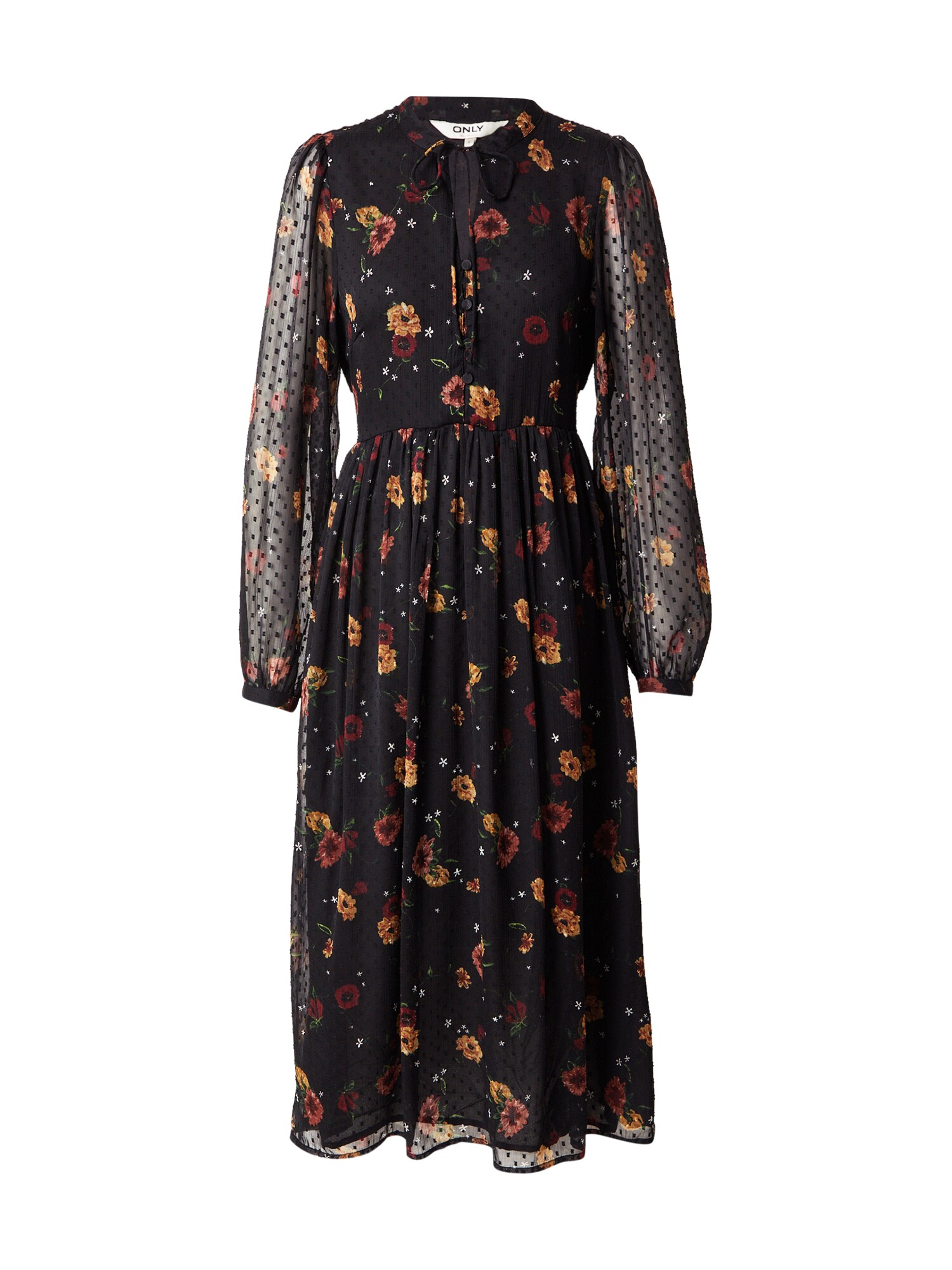 ONLY Rochie ONLELIZA  verde / portocaliu / roșu / negru