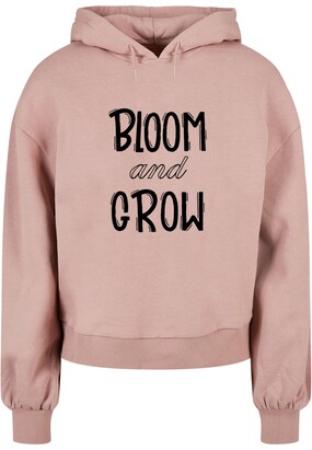 Merchcode Sweatshirt ‘Spring – Bloom and grow’ Oudroze / Zwart