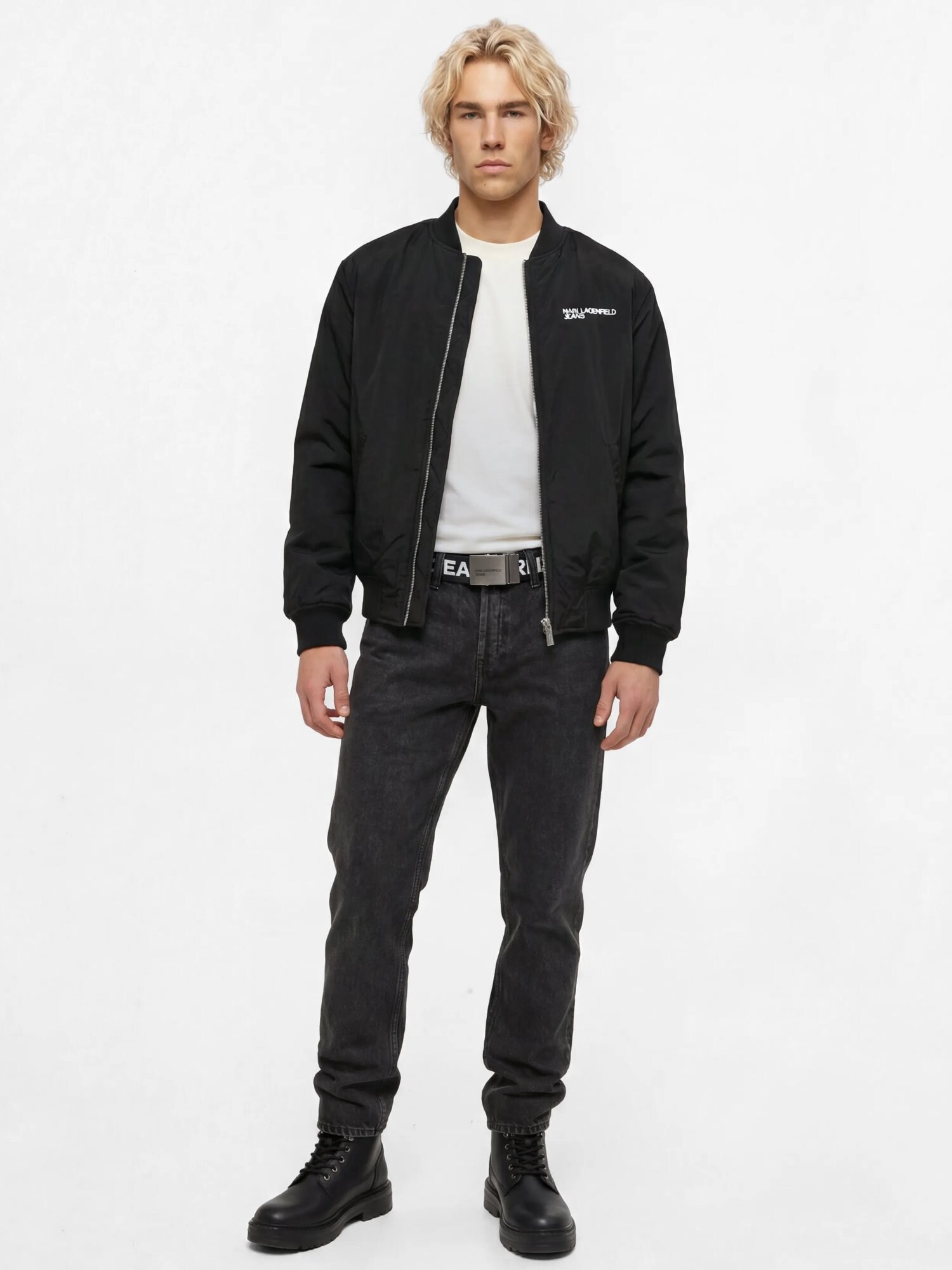 KARL LAGERFELD JEANS Vaquero negro denim – imagen 24