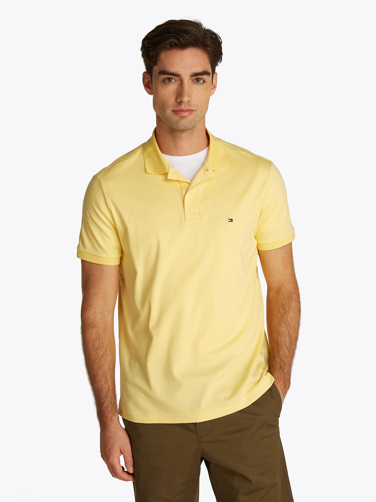 TOMMY HILFIGER Póló  sárga termék 2. képe