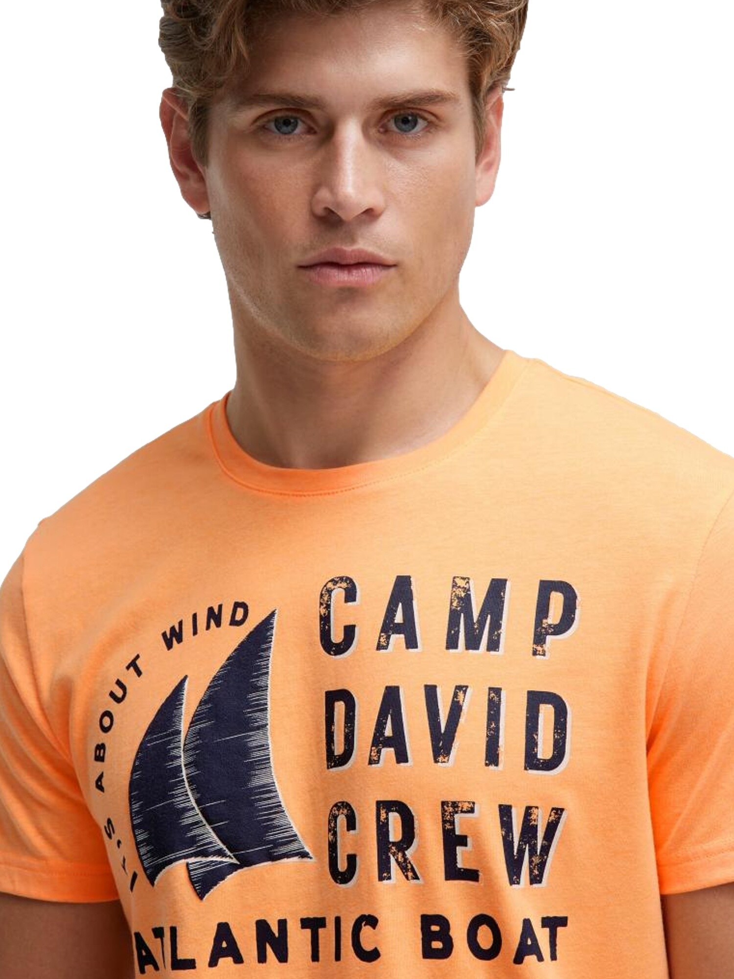 CAMP DAVID Tričko  oranžová / čierna (obrázok 6)