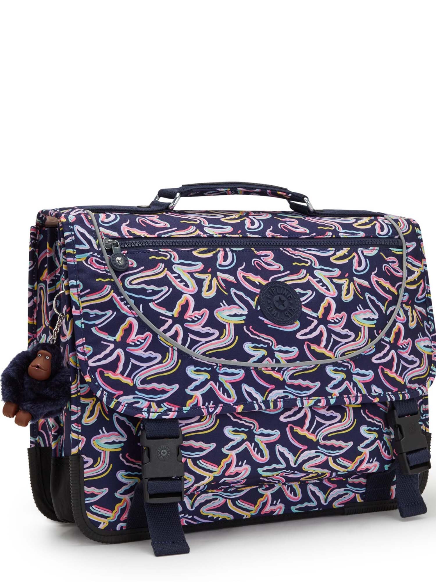 KIPLING Batoh 'Preppy'  námornícka modrá / nebesky modrá / medová / svetloružová