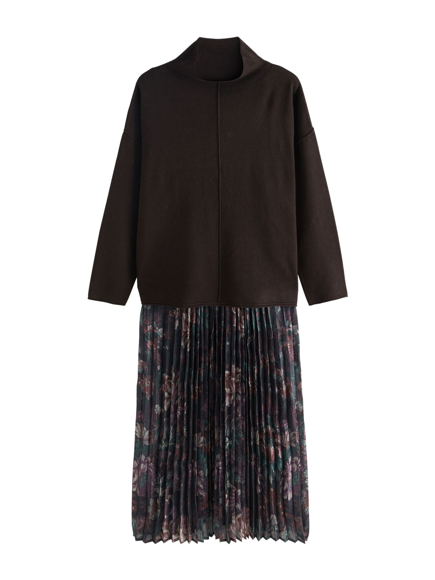 Next Rochie  maro închis / verde smarald / verde închis / roșu vin