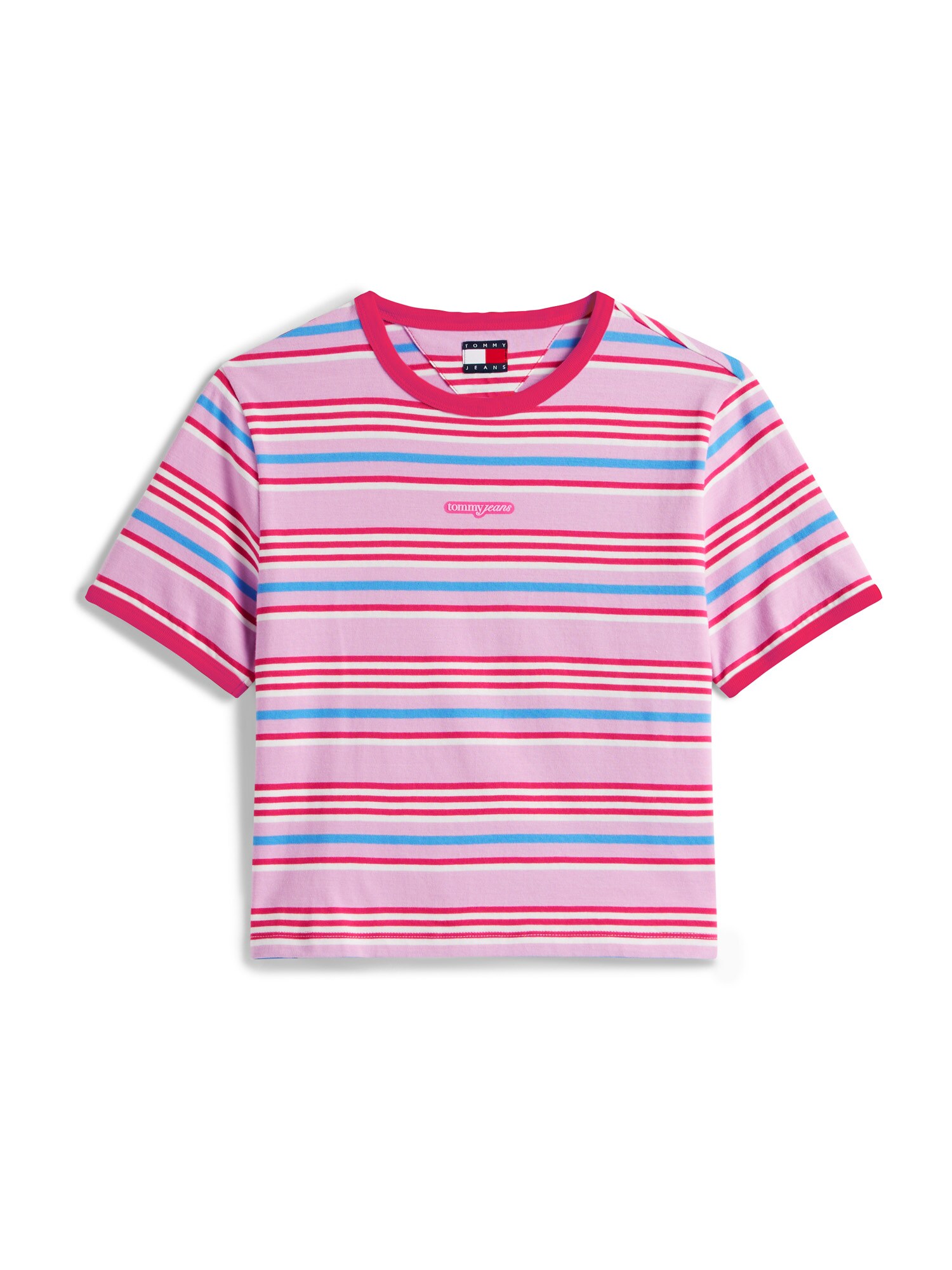 Tommy Jeans Póló  égkék / fukszia / rózsaszín akciós termékkép 1