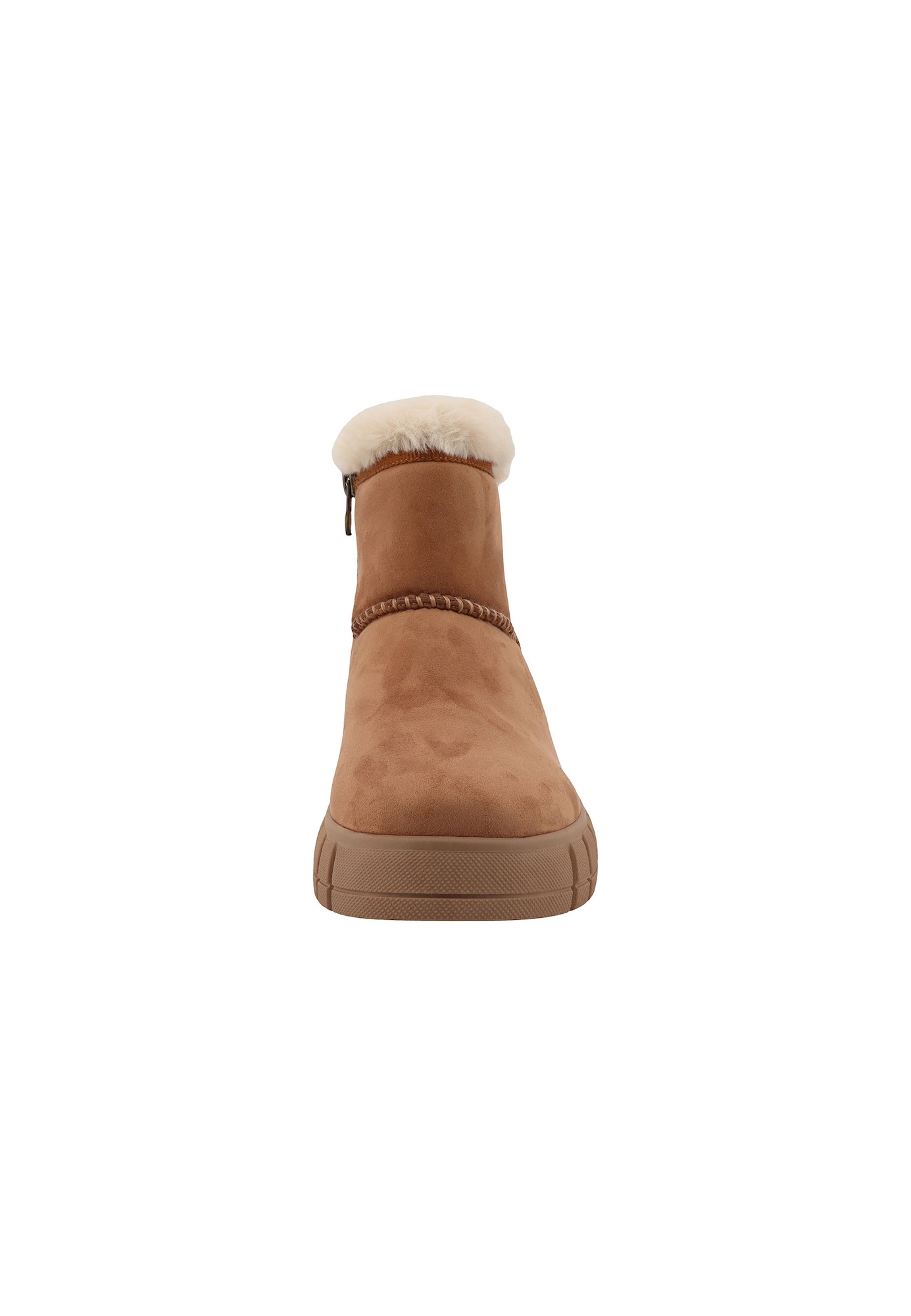 TOM TAILOR Botine crem / maro pueblo