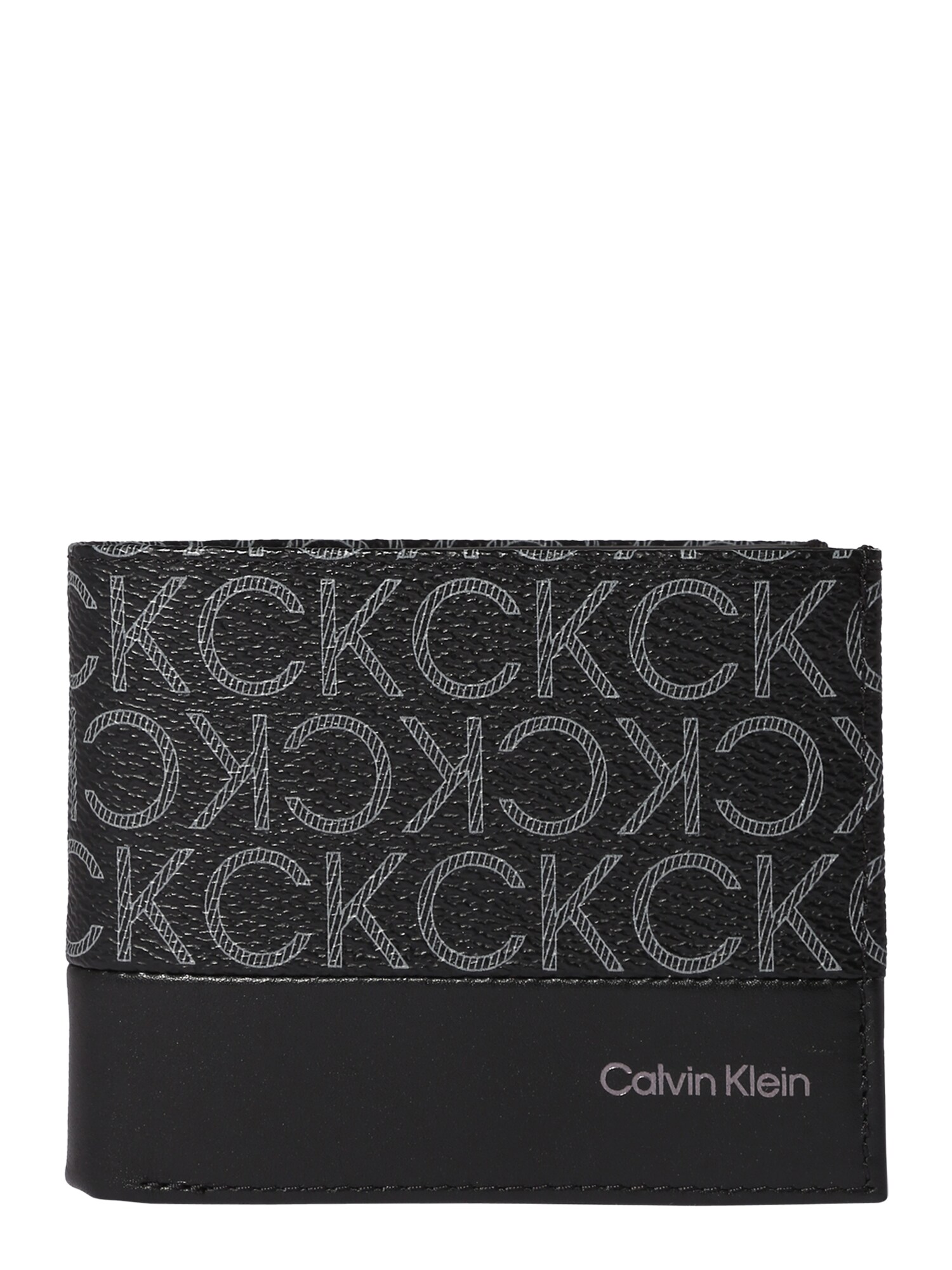 Calvin Klein Denarnica  siva / črna