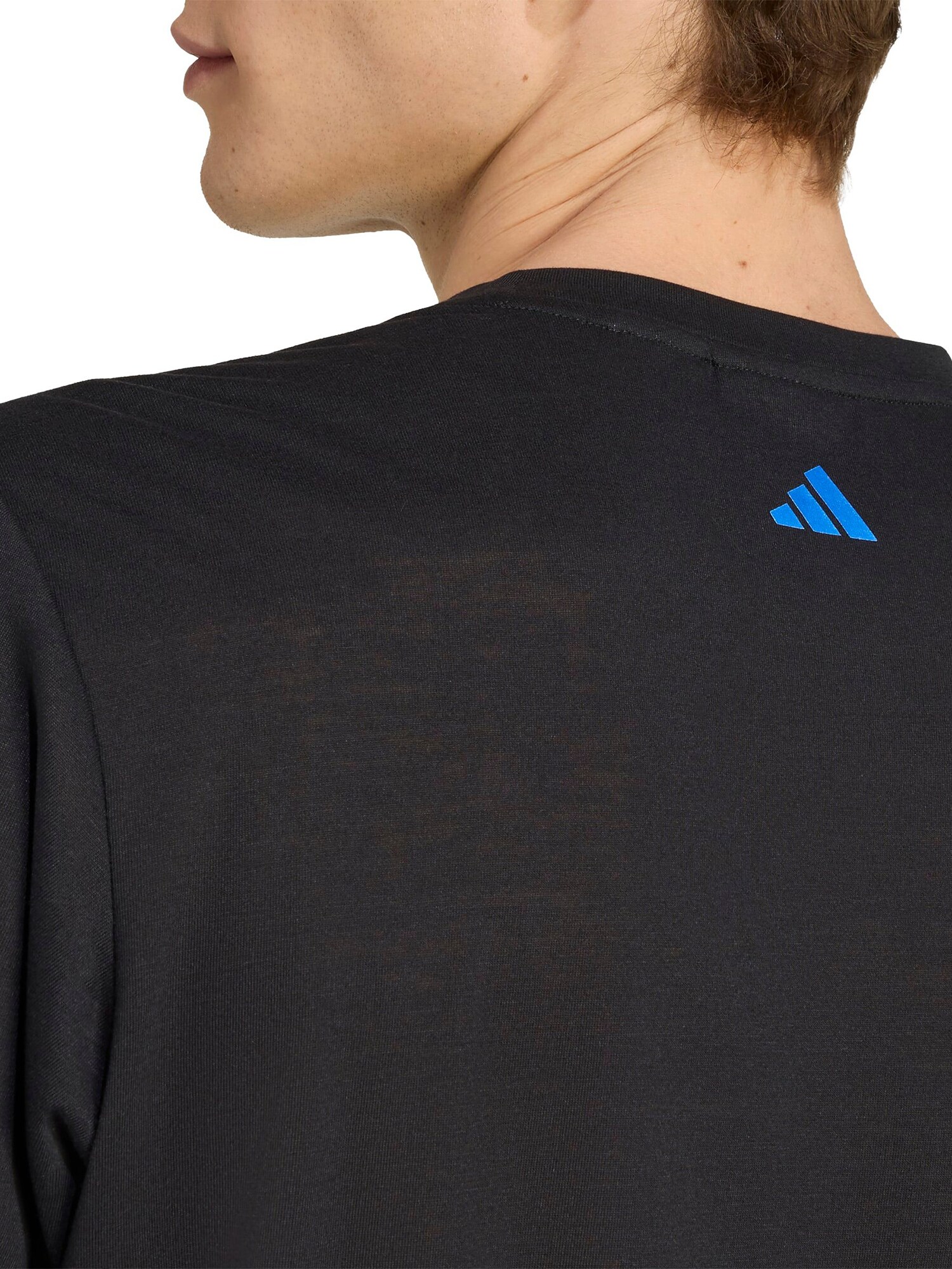 ADIDAS SPORTSWEAR Funkčné tričko 'Adidas x Jeremy Scott' neónovo modrá / neónovo fialová / čierna (obrázok 4)