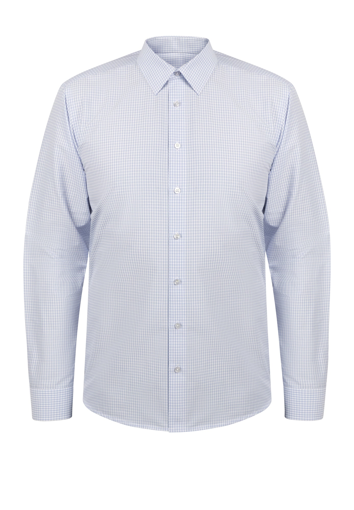 DreiMaster Klassik Dalykinio stiliaus marškiniai šviesiai mėlyna / balta