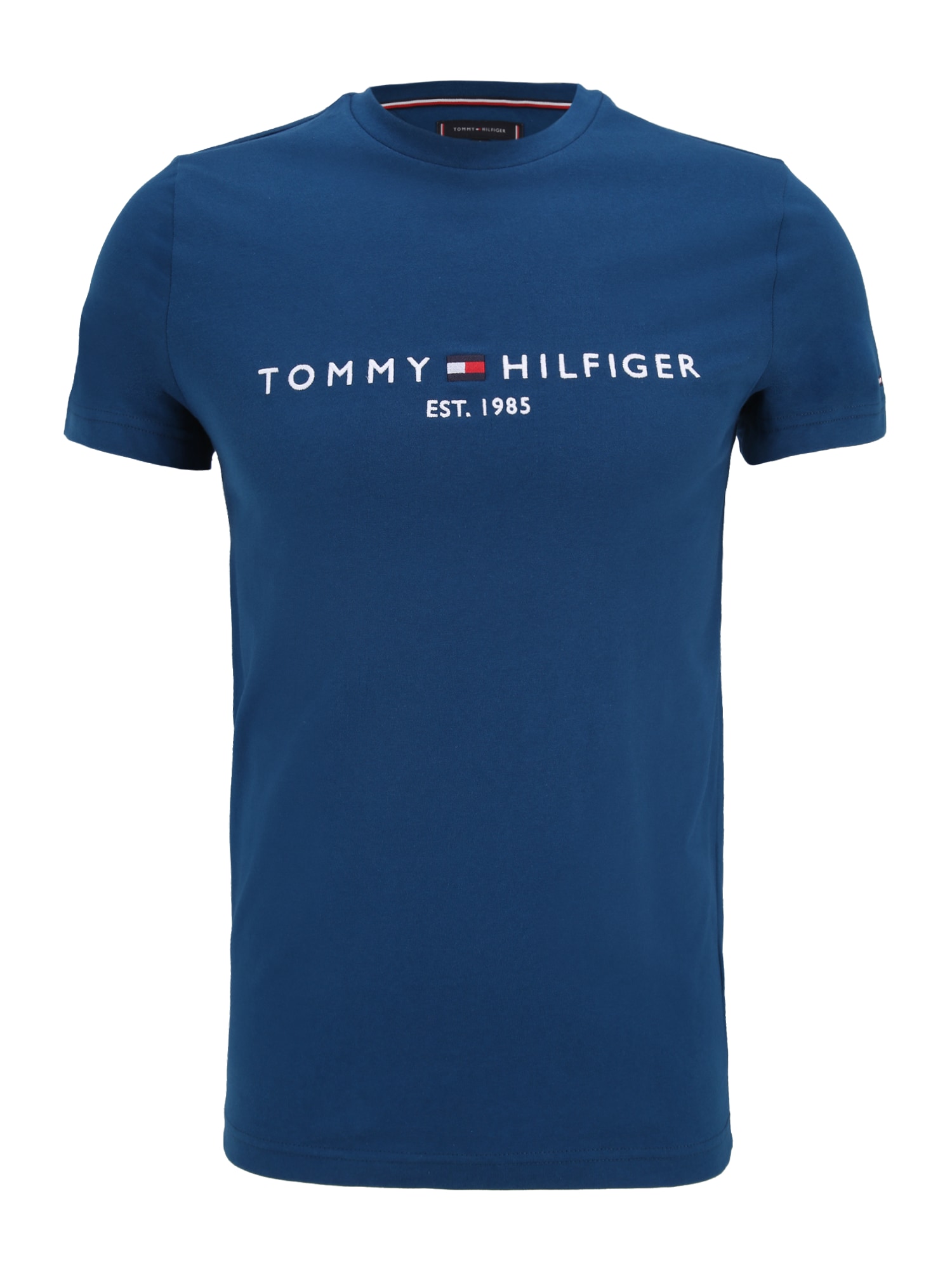 TOMMY HILFIGER Tricou  albastru închis / roșu / alb