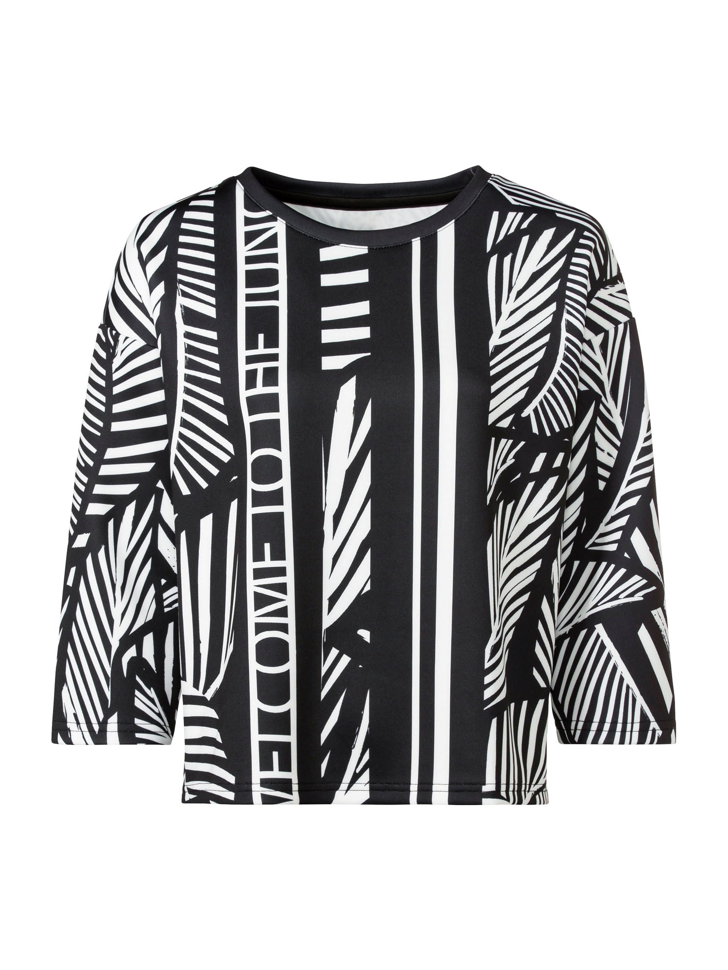 heine Tricou  negru / alb