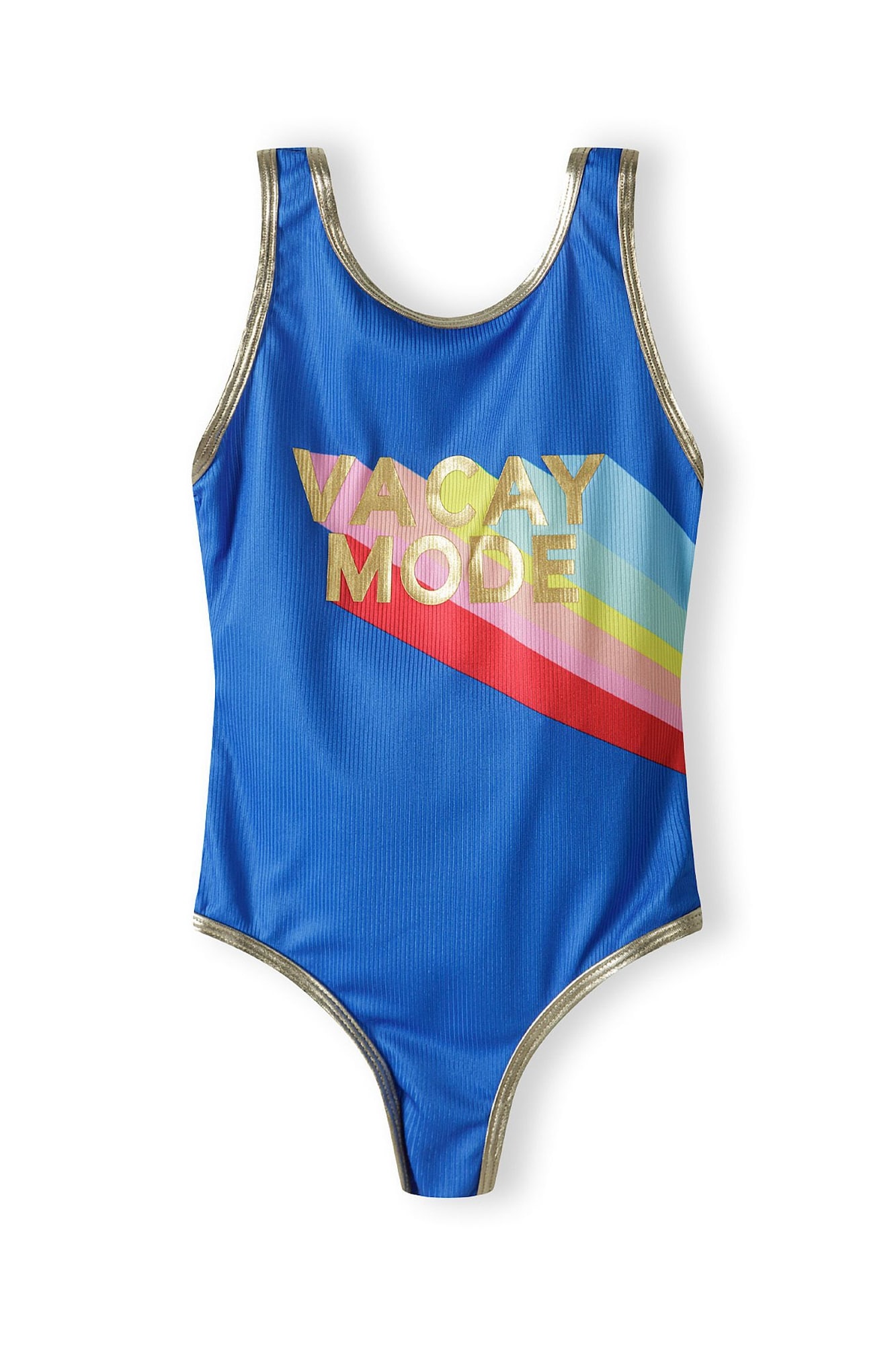 MINOTI Costum de baie întreg  albastru aqua / albastru regal / auriu / roz