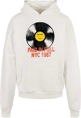 Merchcode Sweatshirt ‘Eric B & Rakim – Paid in full NYC 1987’ Geel / Oranjerood / Zwart / Wit