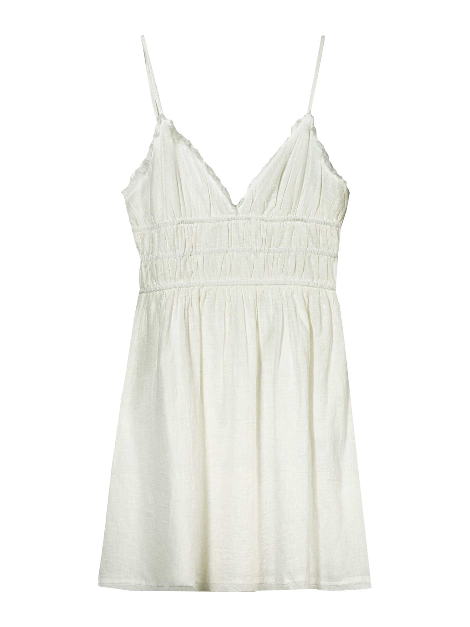 Bershka Rochie de vară  alb