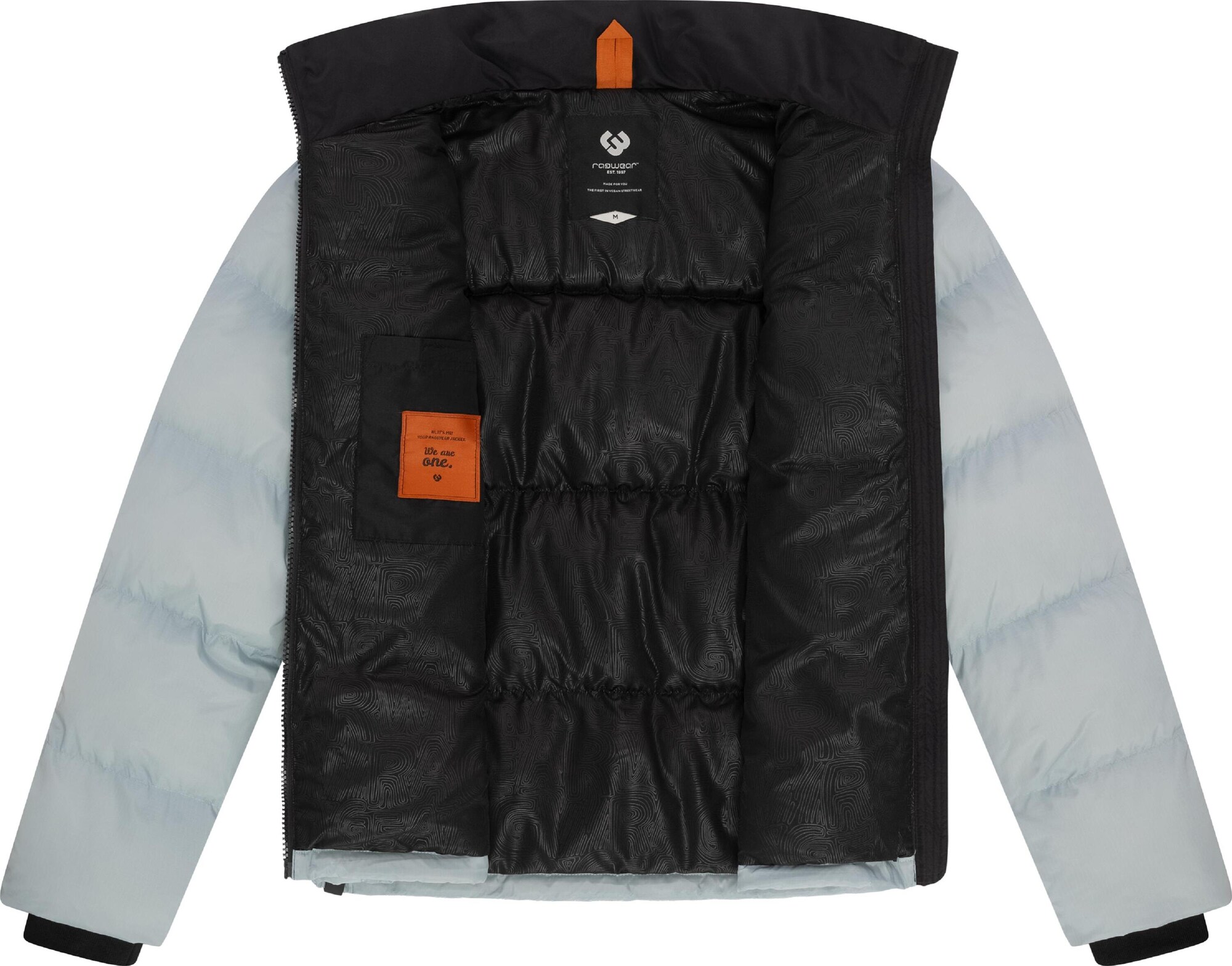 Ragwear Zimná bunda 'Stafen' pastelovo modrá / čierna (obrázok 5)