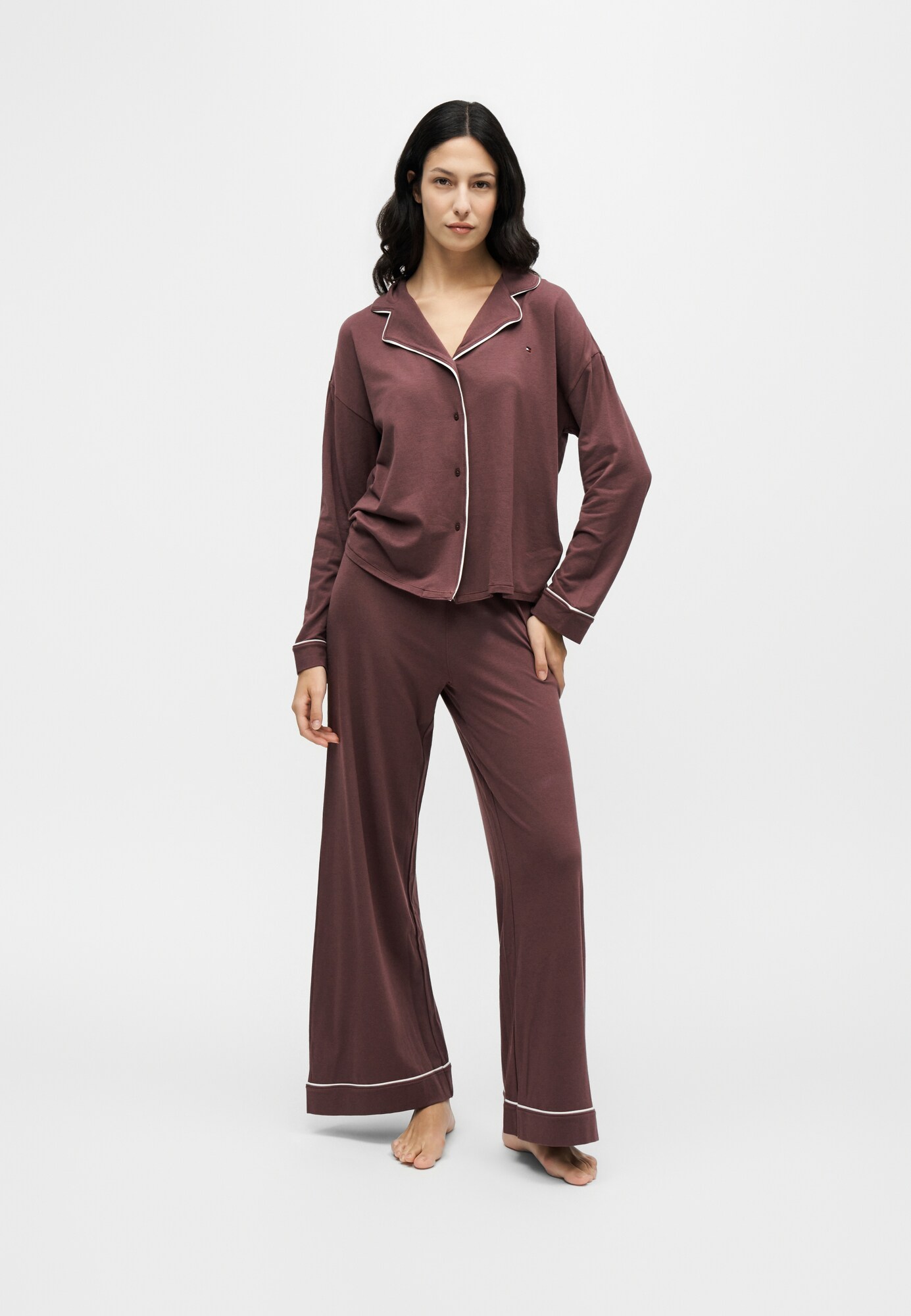 Tommy Hilfiger Underwear Pijama 'Essential'  cyclam / blanco – imagen 4