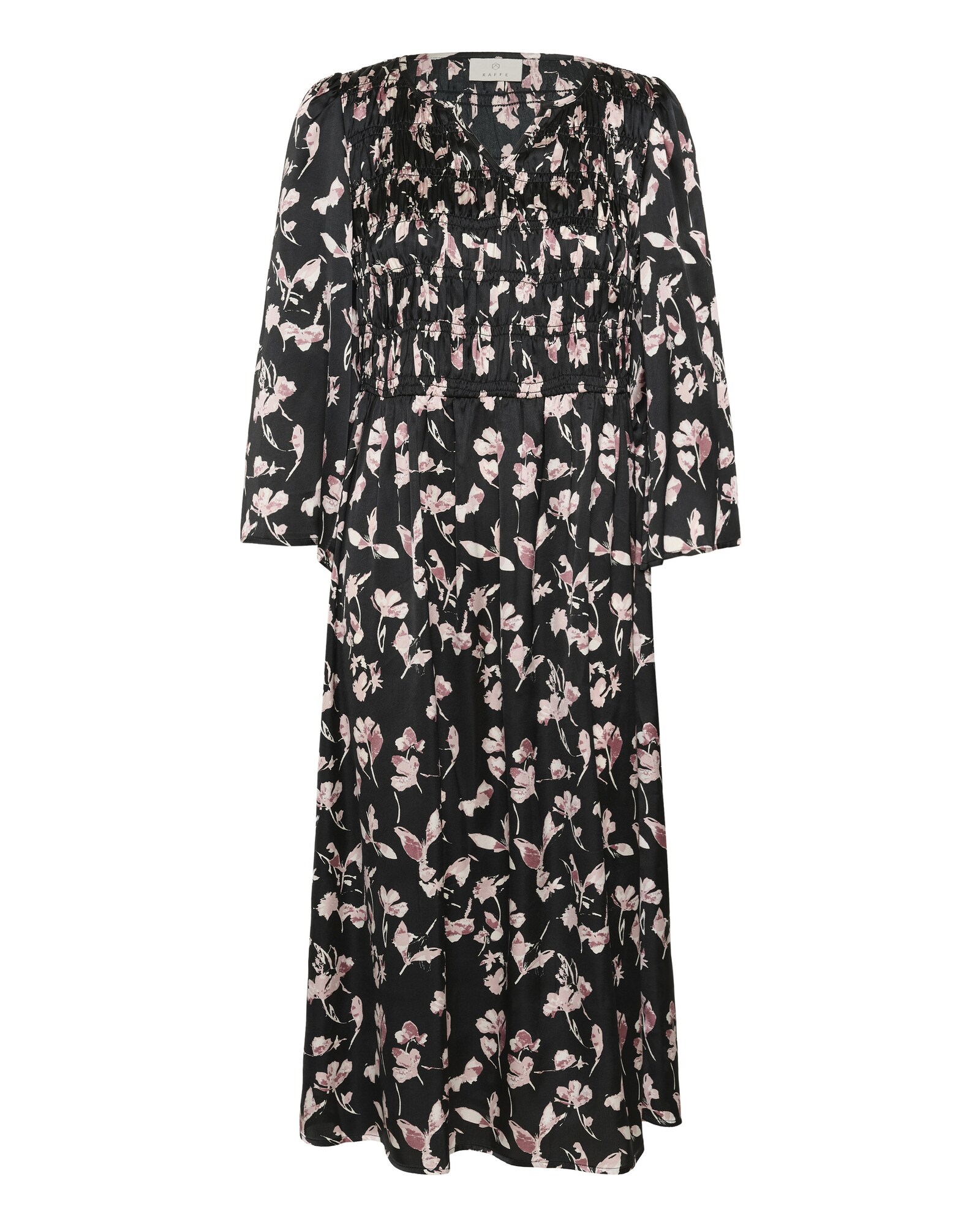 Kaffe Vestido 'Magda'  rosa / eosin / negro / blanco