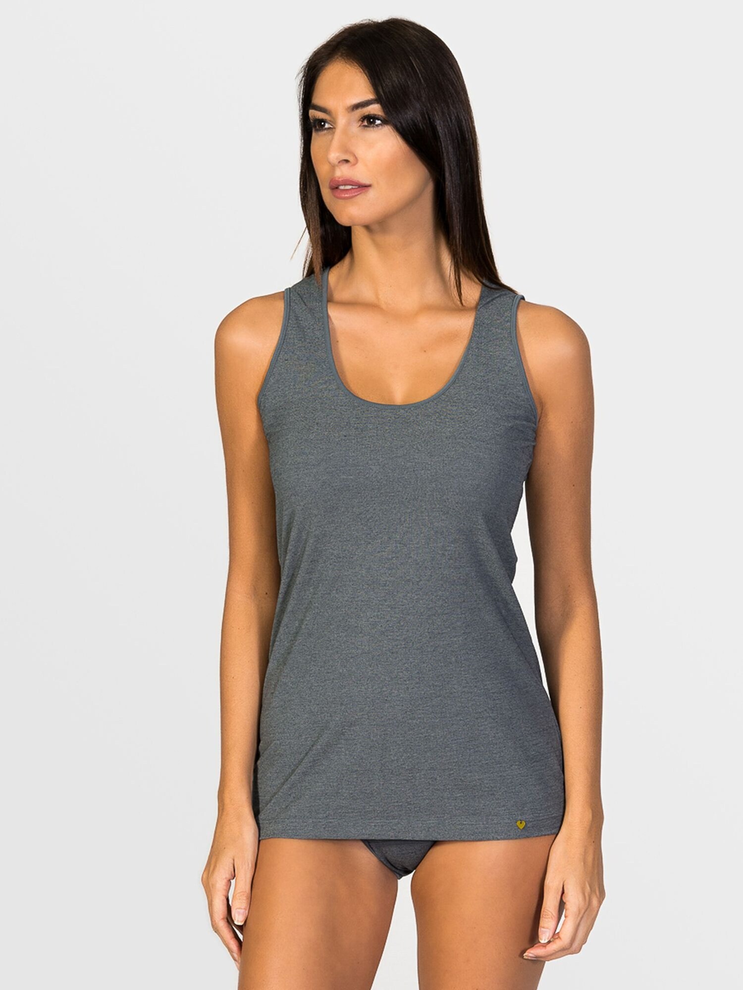 zd ZERO DEFECTS Camiseta térmica 'Juno Soy fiber' gris oscuro