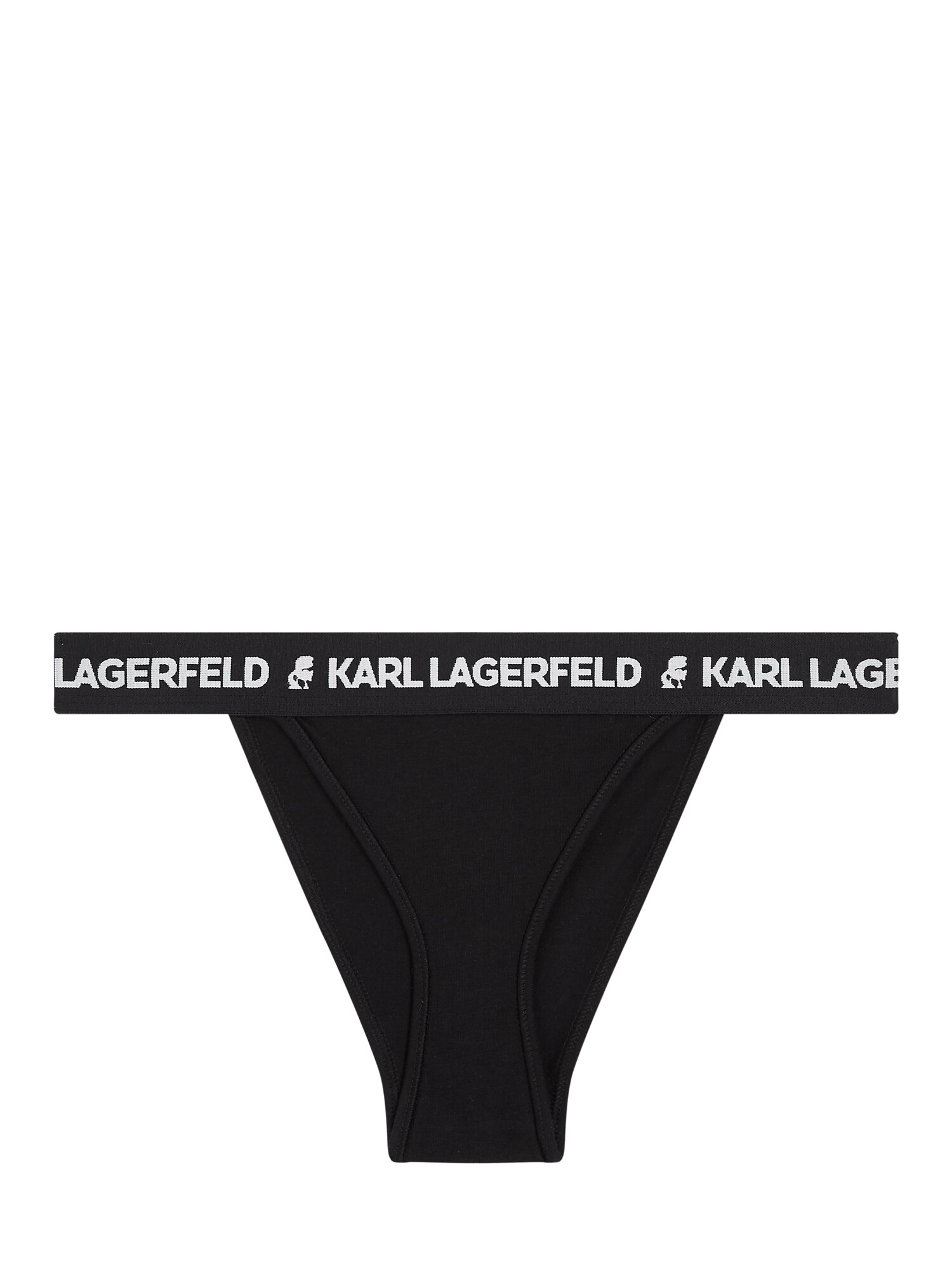 Karl Lagerfeld Slip  negru / alb