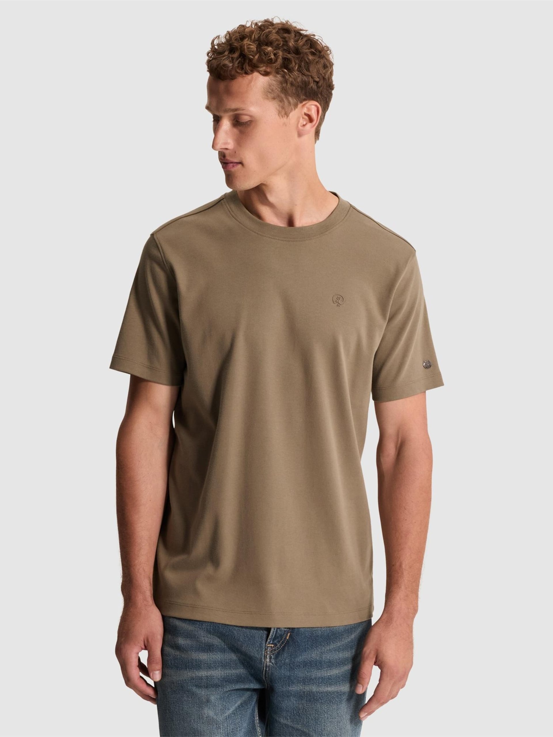 Cast Iron T-shirt 'Regular fit T-shirt in interlock' herr