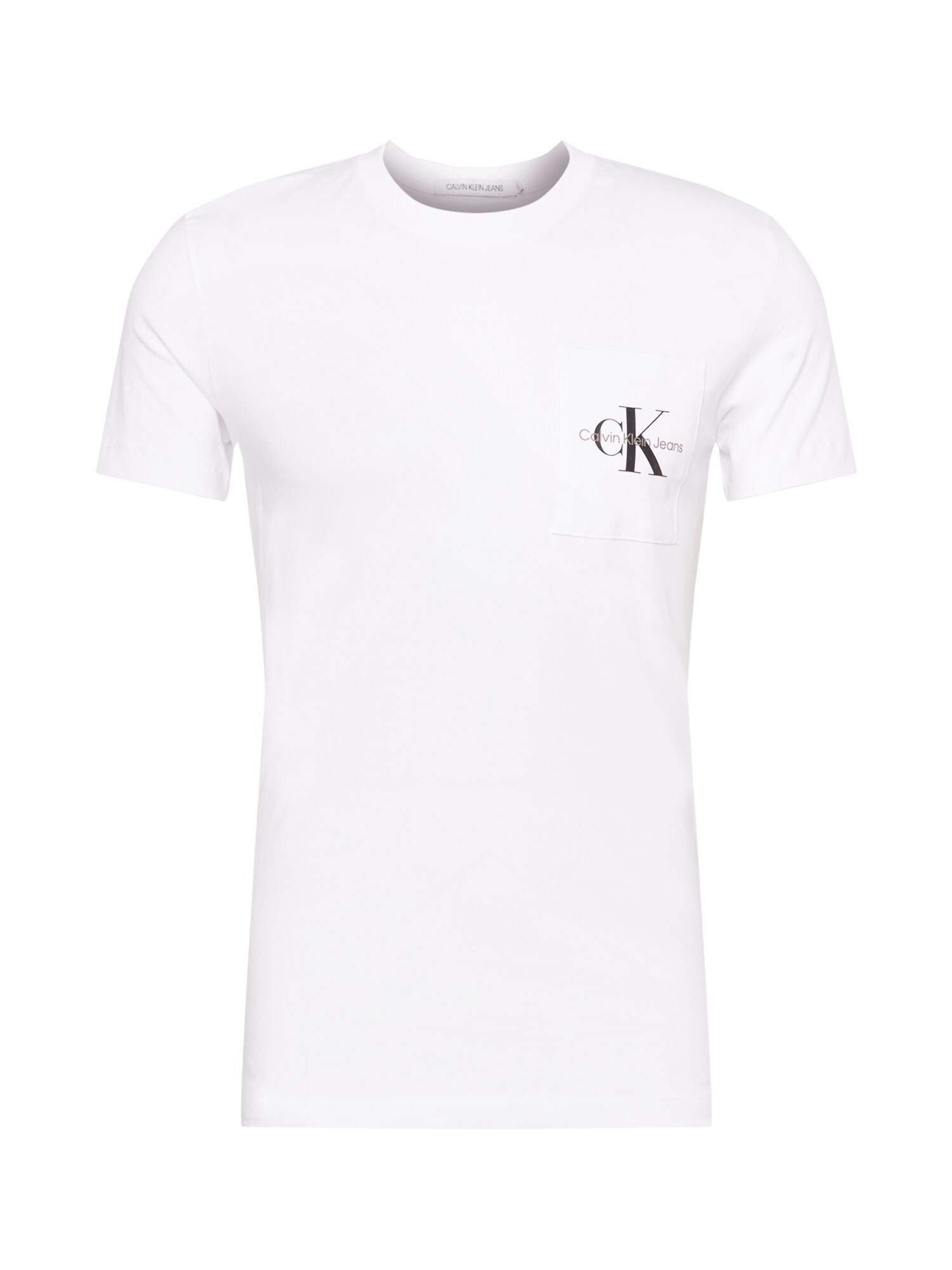Calvin Klein Jeans Tricou  gri / negru / alb