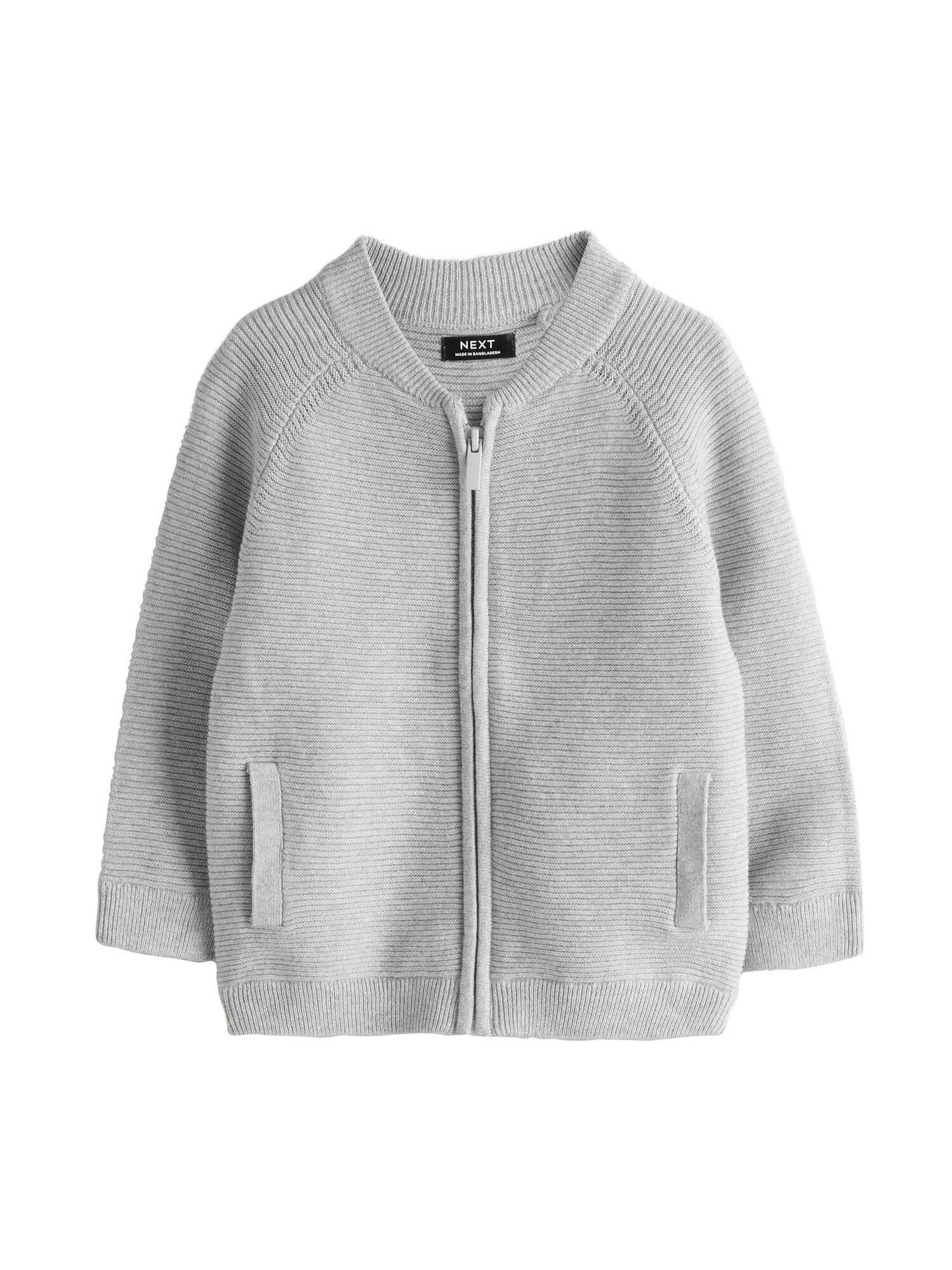 Next Geacă tricotată  gri