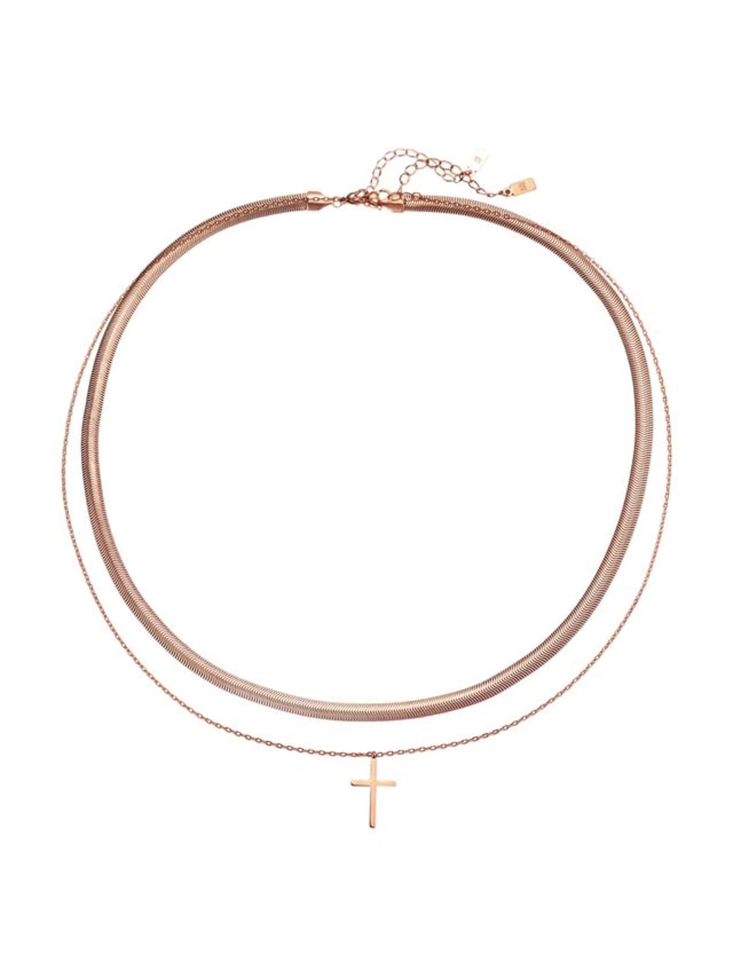 Hey Happiness Conjunto de joyería 'Iconic Cross'  oro rosa