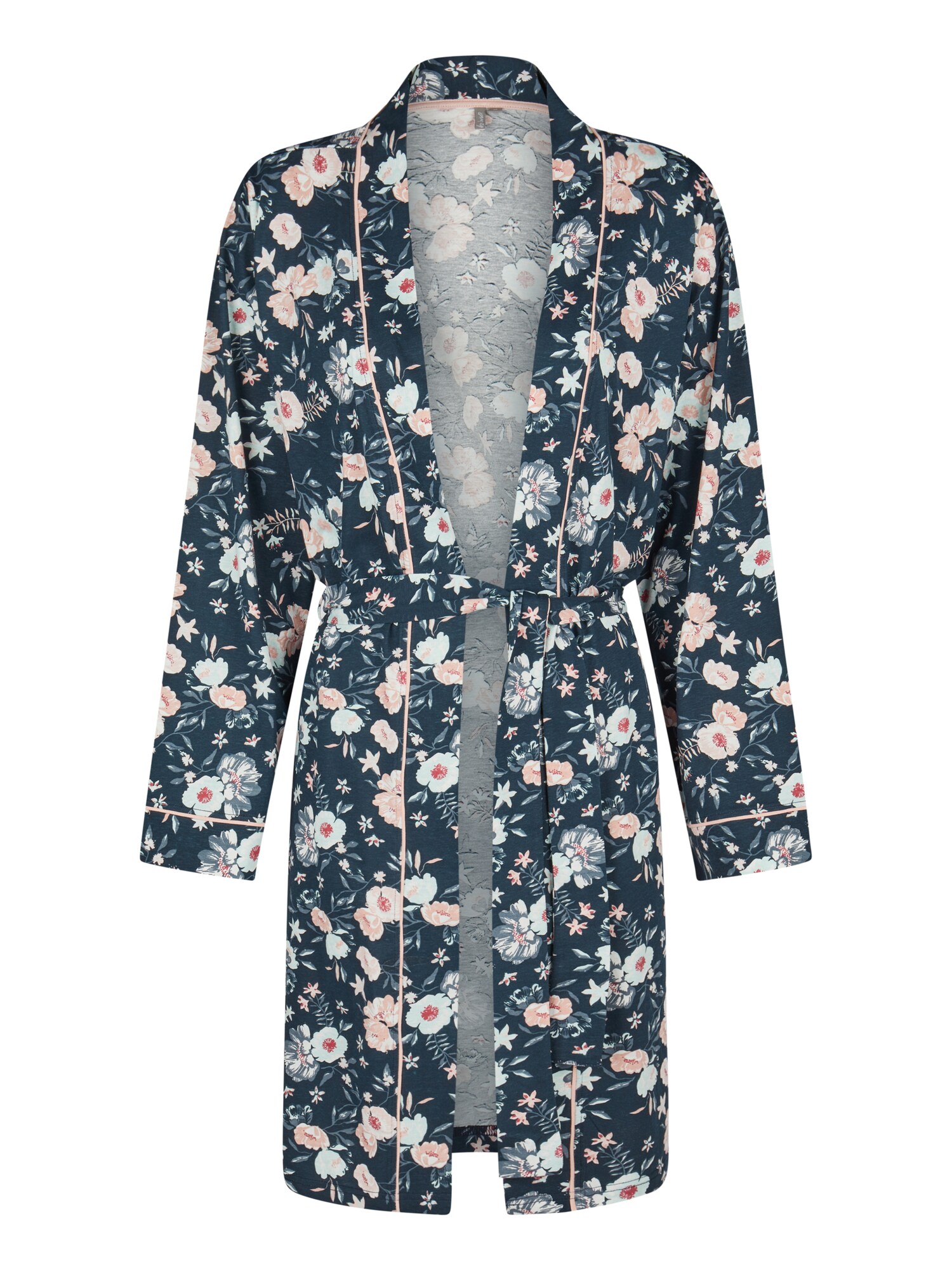 By Louise Bademantel Kurz By Louise Damen Morgenmantel Bademantel Lang Mit Gürtel Blumen Print