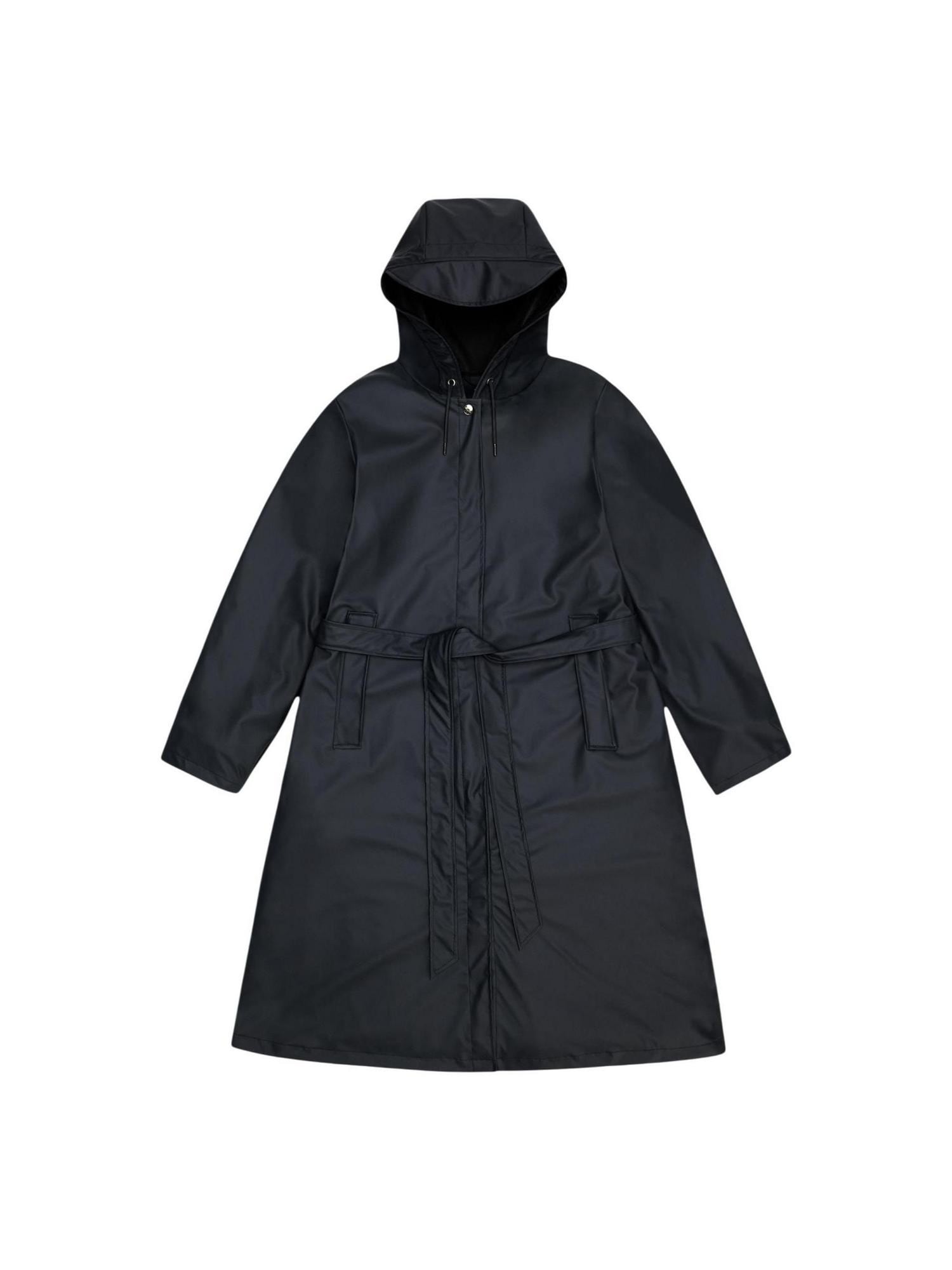 RAINS Abrigo funcional 'A-Line Longer W Jcket W3 12040' negro – imagen 1