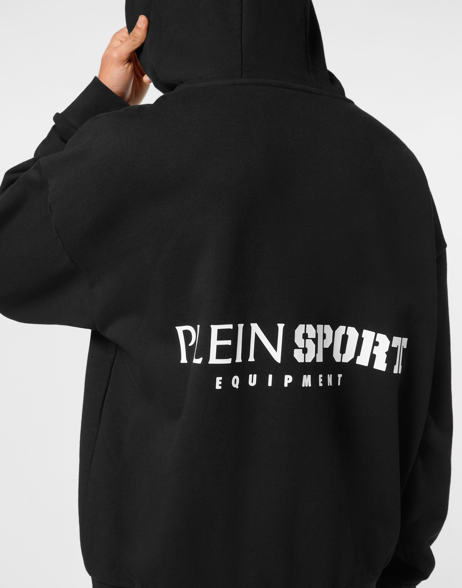 Plein Sport Sudadera 'Scratch'  negro / blanco – imagen 3