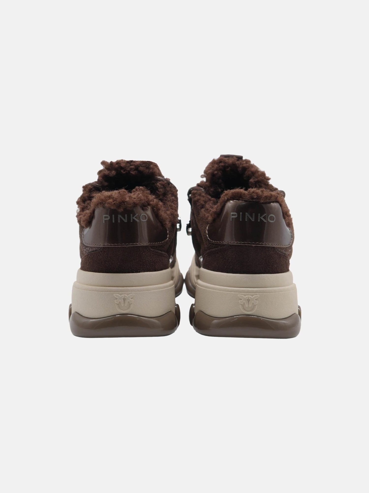 PINKO Zapatillas deportivas bajas 'ATHENA'  marrón oscuro – imagen 4