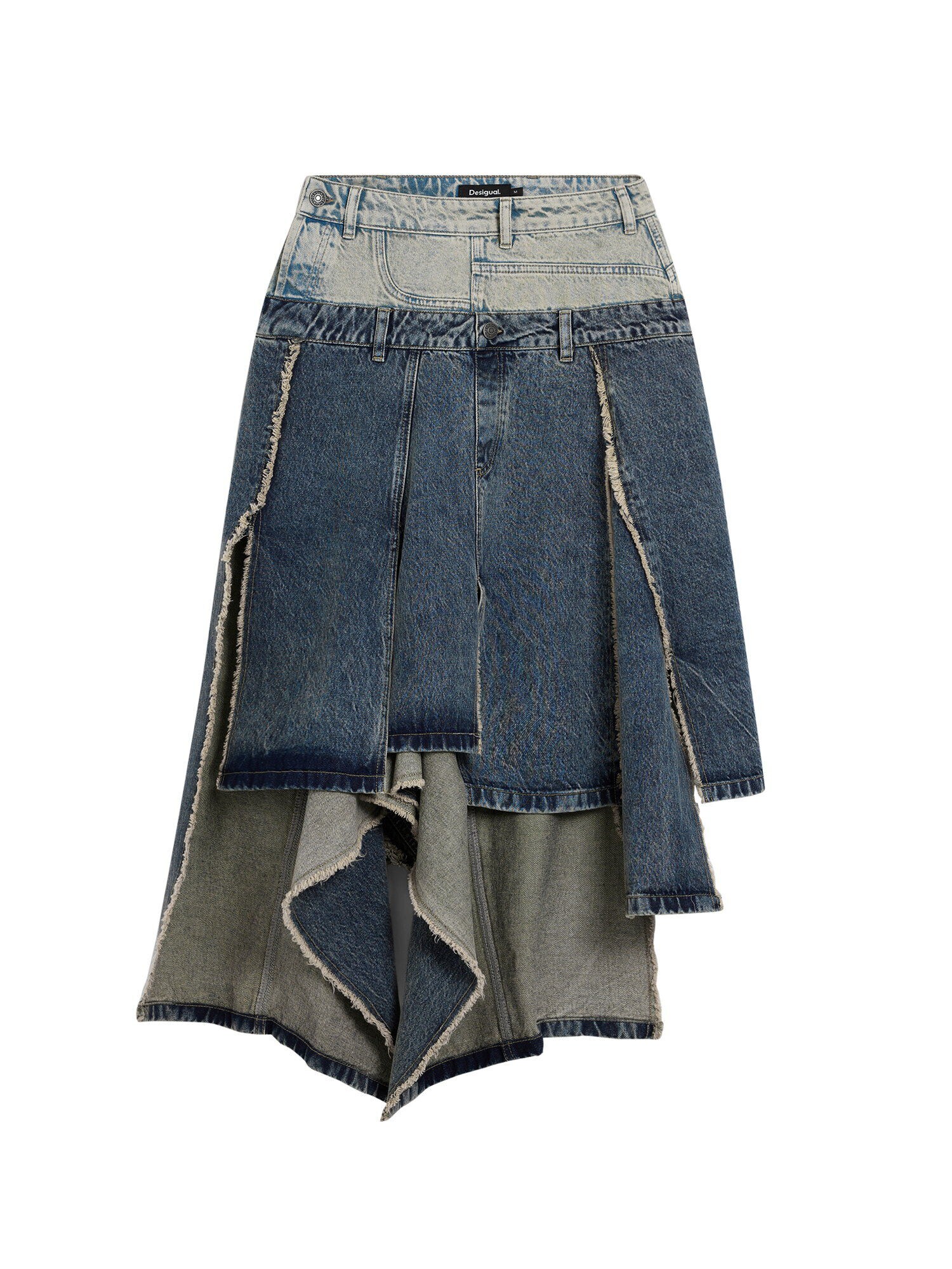 Desigual Fustă  albastru denim