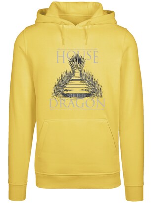 F4NT4STIC Sweatshirt ‘House Of The Dragon Throne’ Geel / Grijs / Zwart