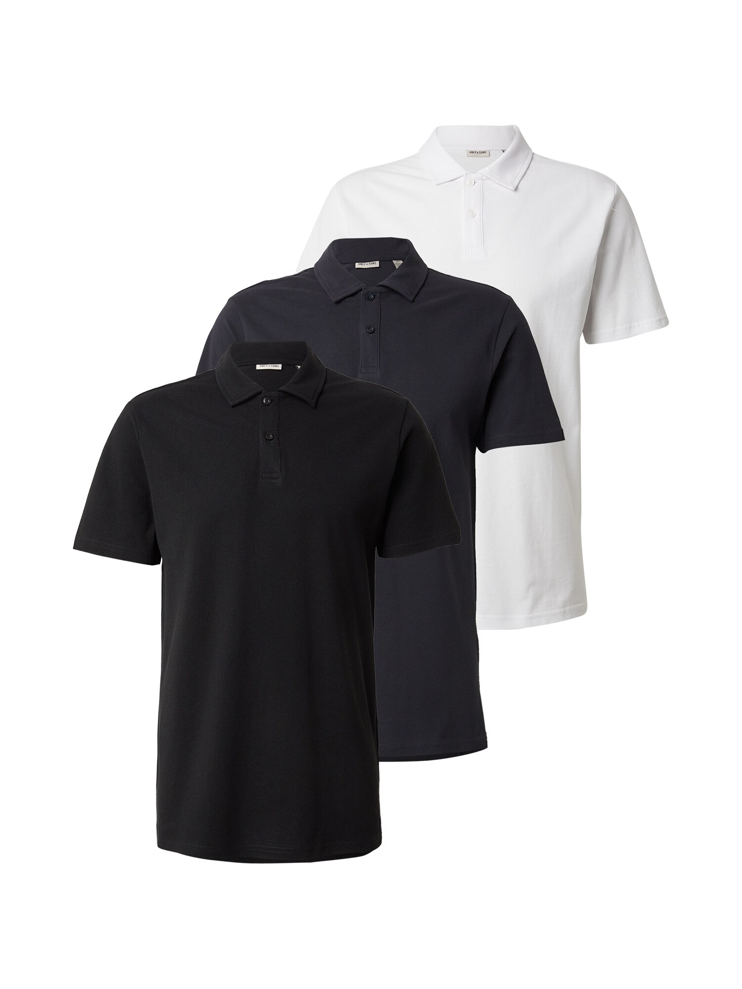 Only & Sons Majica 'ONSGORDON'  antracit / črna / bela