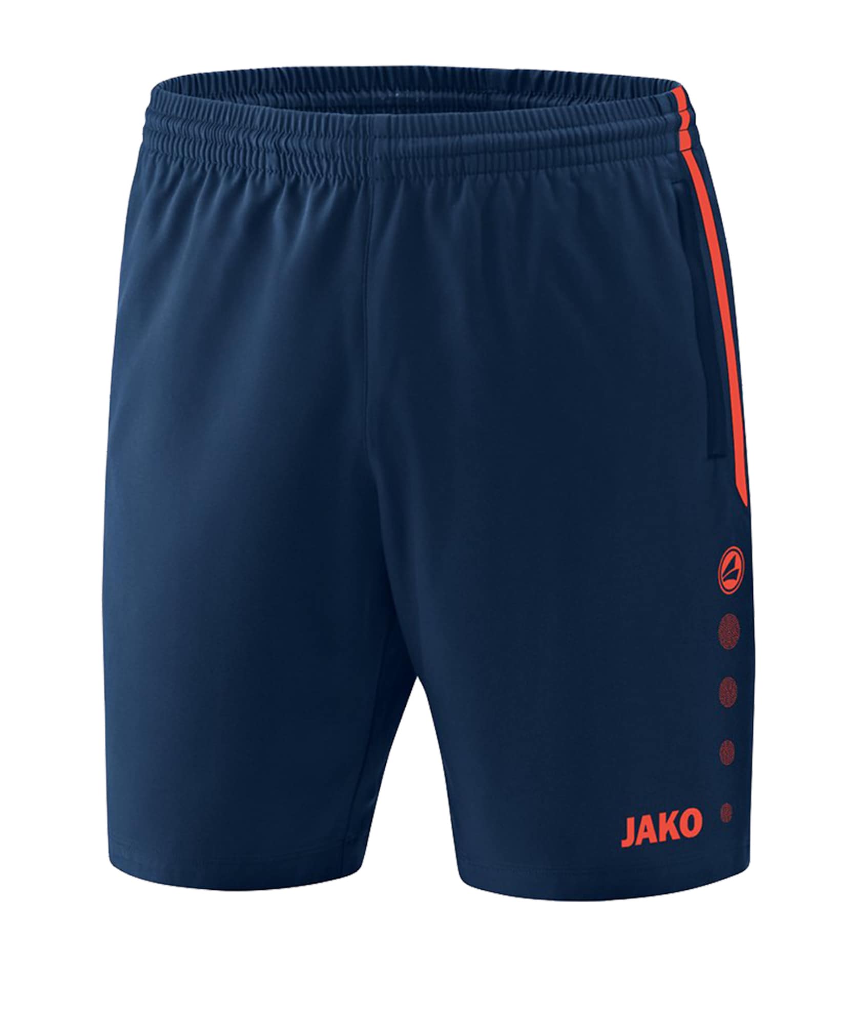 JAKO Pantaloni sport Competition 2.0  bleumarin / roșu intens