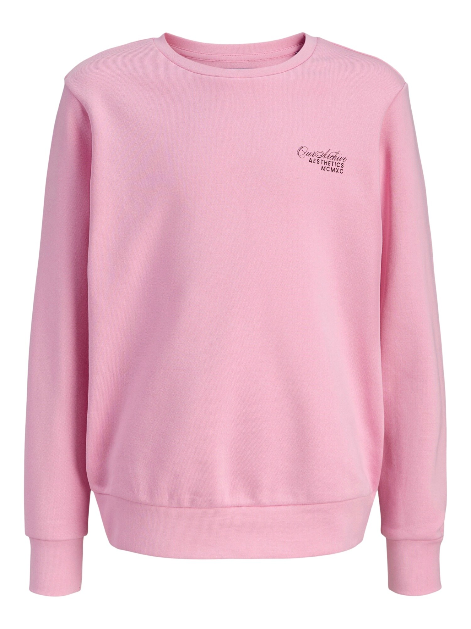 Jack & Jones Junior Bluză de molton 'Roar'  rosé / negru