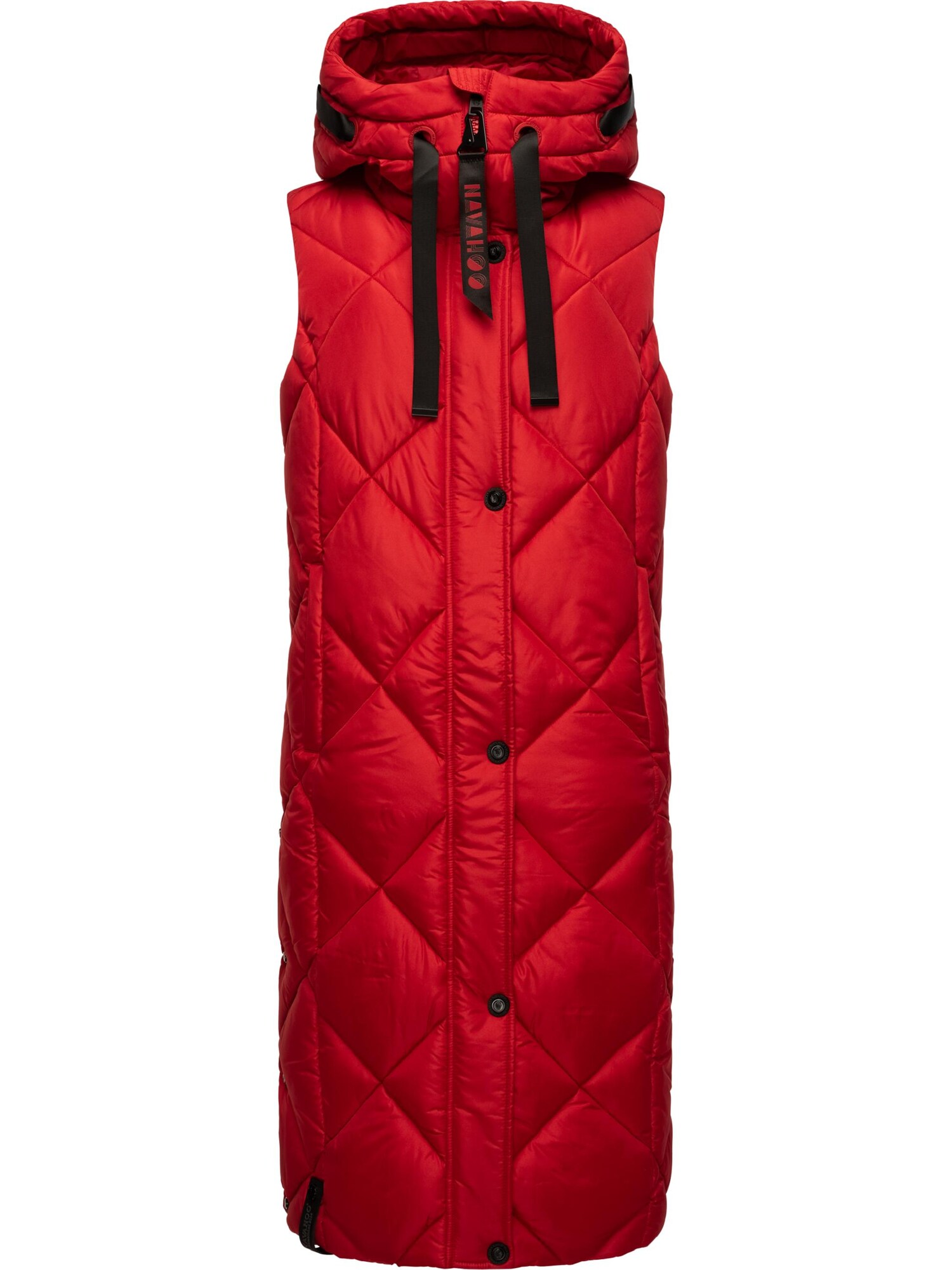 NAVAHOO Colete 'Schnuckel'  vermelho vivo / preto