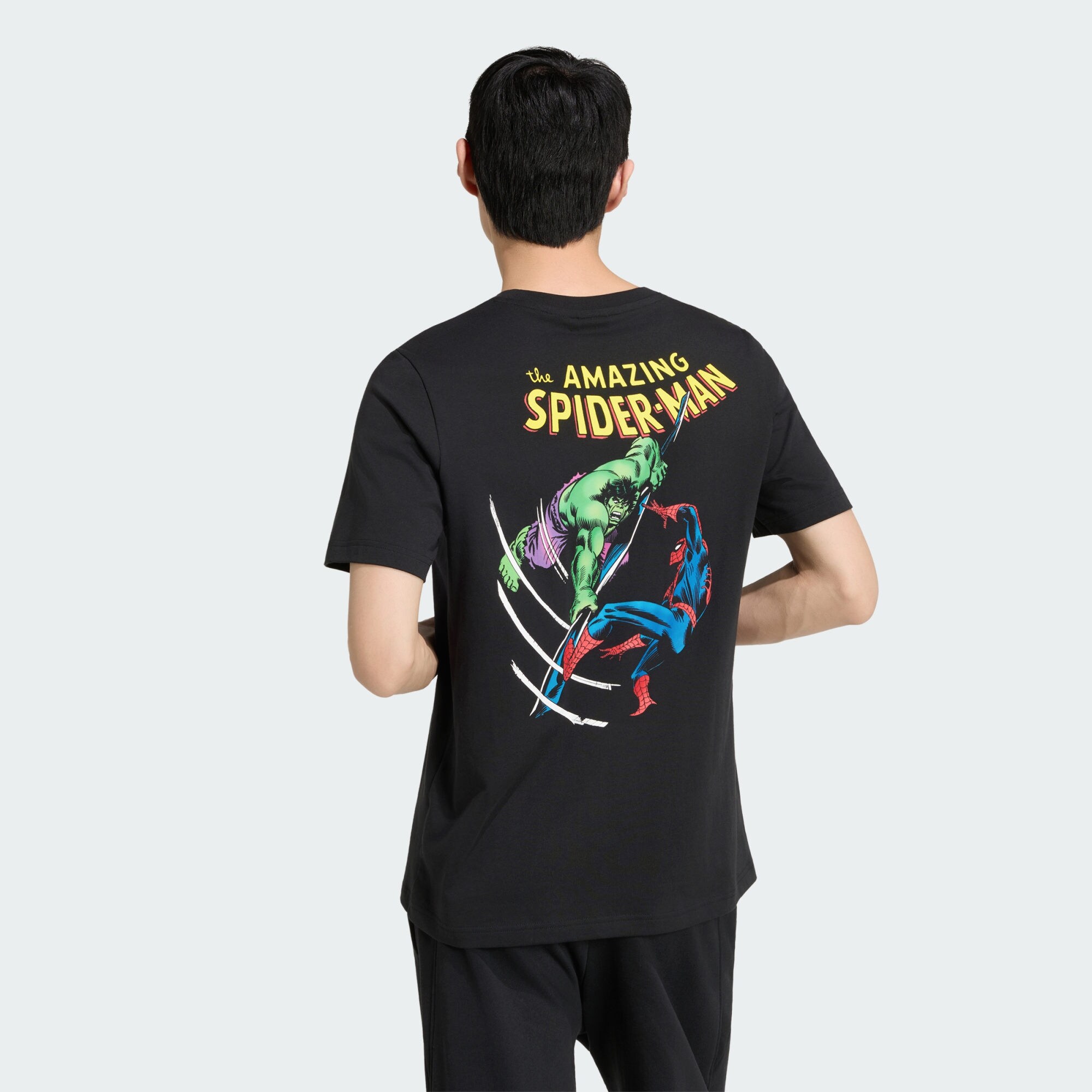 ADIDAS SPORTSWEAR Camiseta funcional 'Adidas x Marve Spider-Man' verde / rojo / negro / blanco – imagen 3
