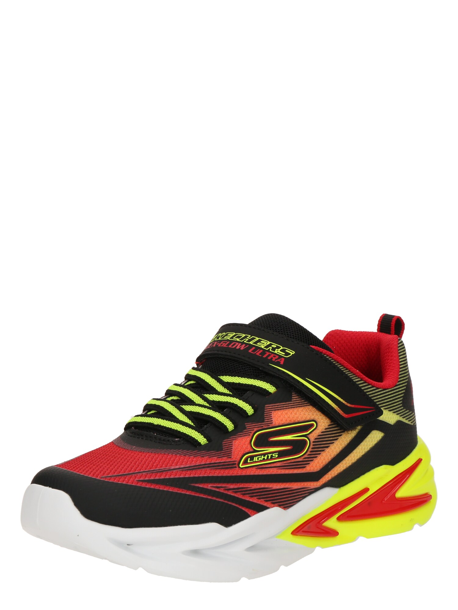 SKECHERS Sneaker FLEX-GLOW ULTRA  galben / portocaliu deschis / roșu / negru