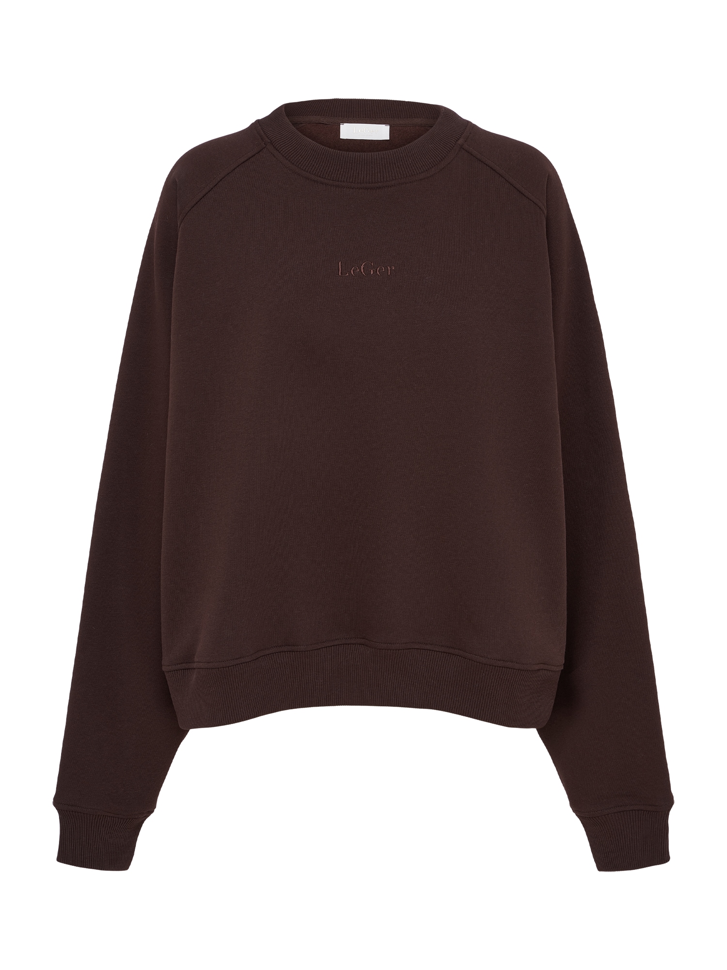 LeGer by Lena Gercke Bluză de molton Melody  maro închis