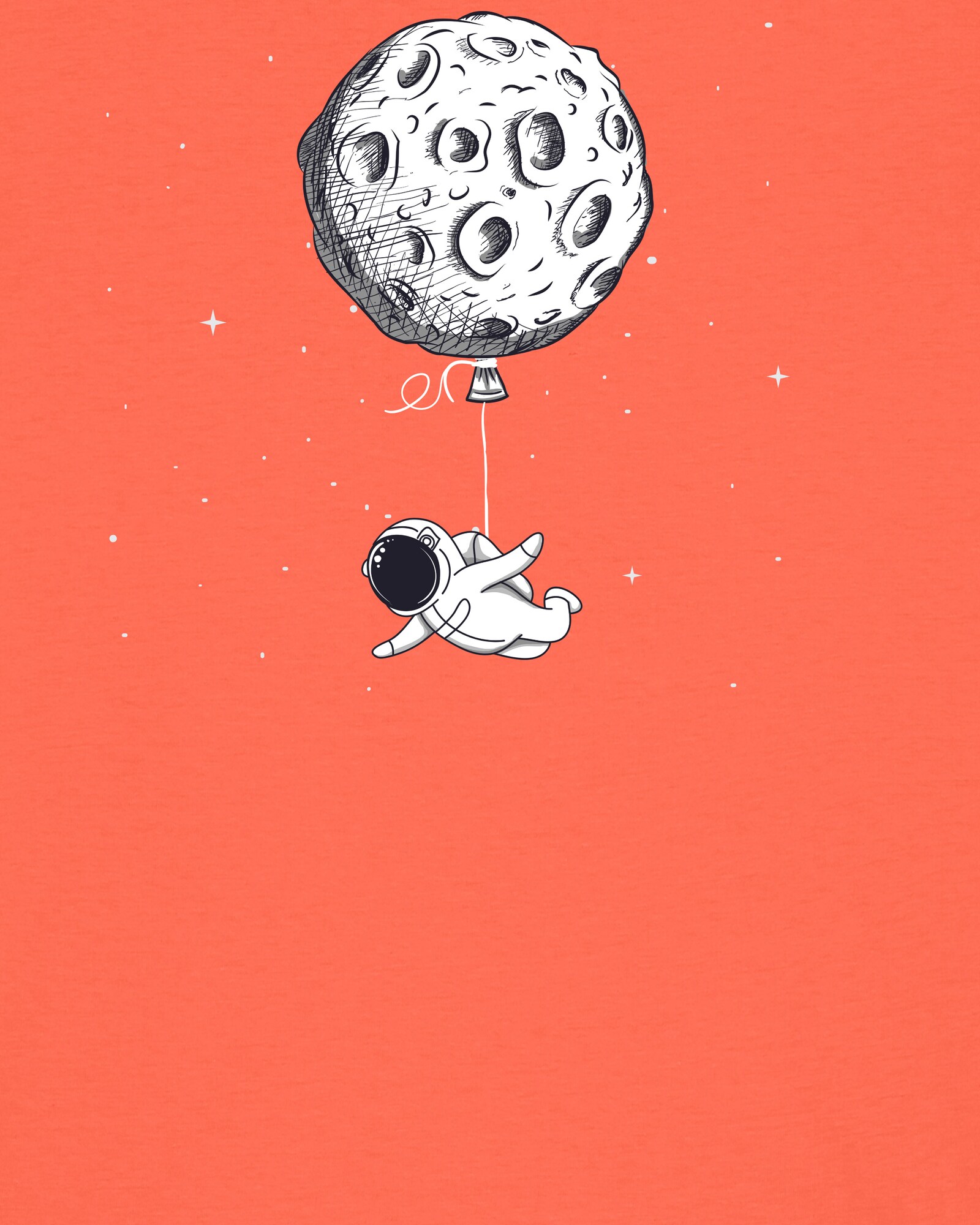 Thumbnail - Watapparel Shirt Funny Spaceman
