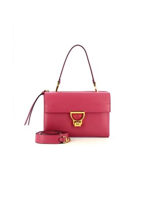 Coccinelle Bolso de hombro 'Arlettis Handbag Grained Leather'  rosé