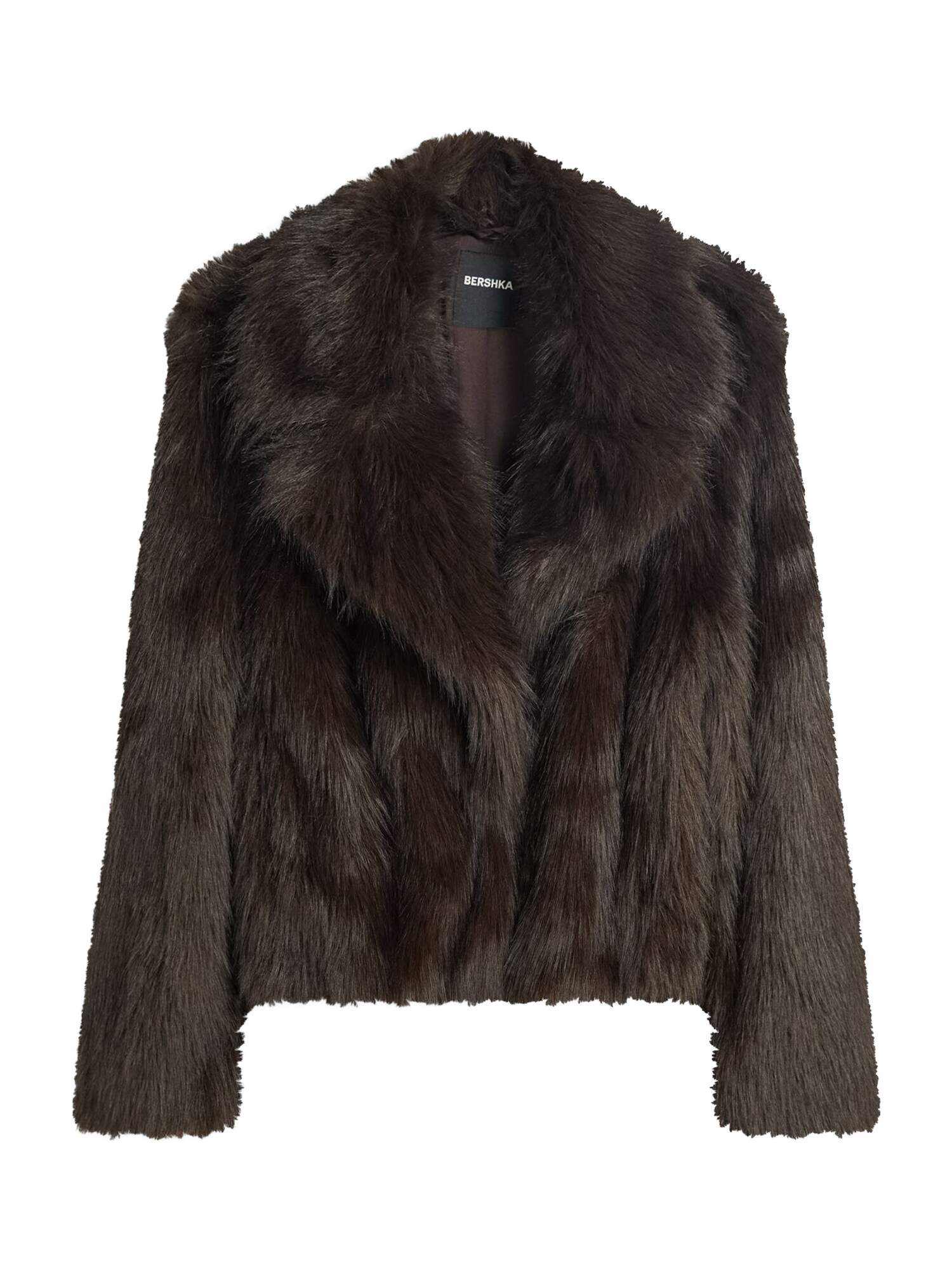 Bershka Geacă de iarnă  ciocolatiu