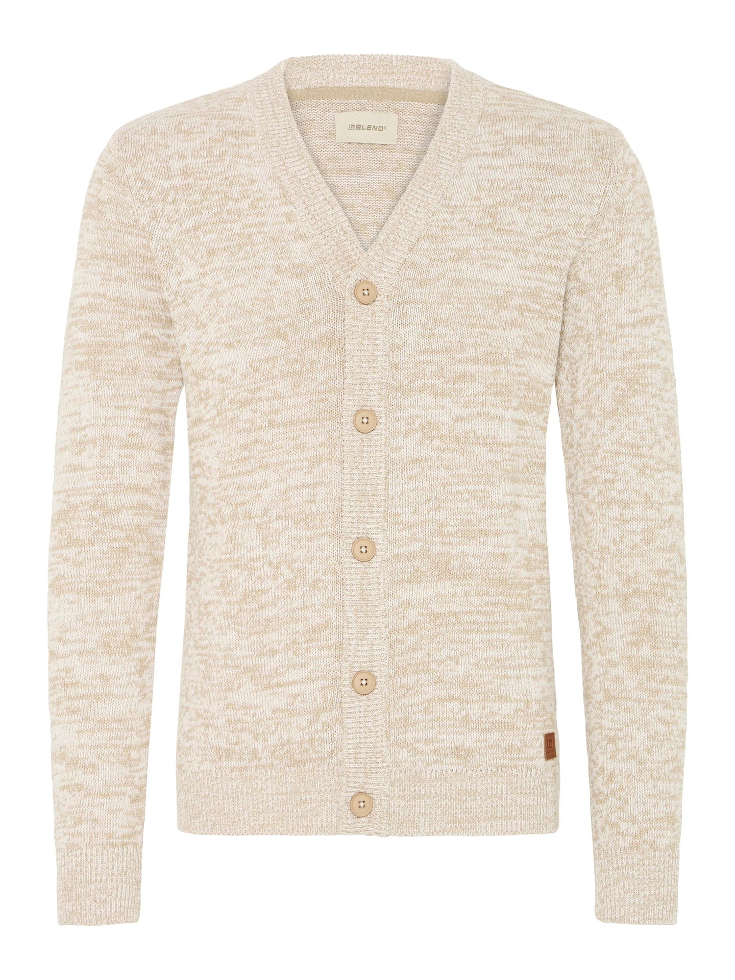 BLEND Cárdigan 'Damon'  beige moteado