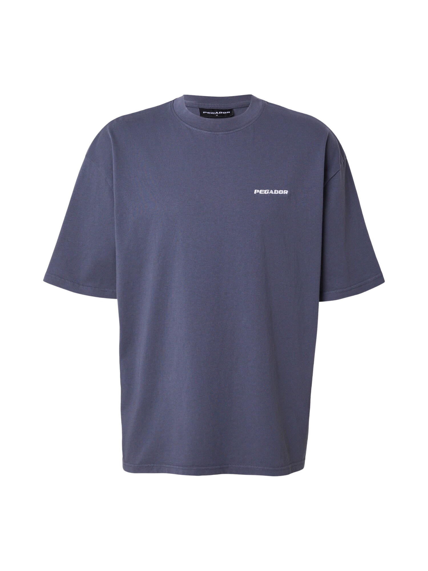 Pegador Tricou  albastru fumuriu / alb