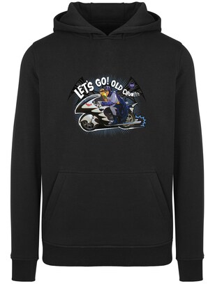 F4NT4STIC Sweatshirt ‘TV Series Bat Bike’ Gemengde kleuren / Zwart