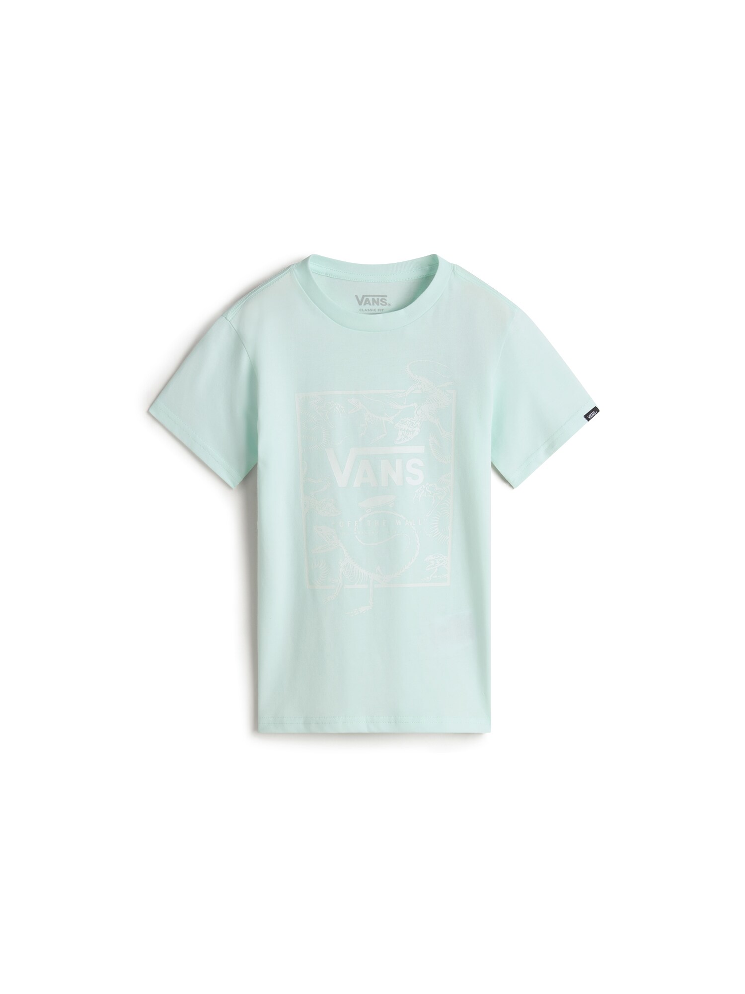 VANS Póló 'Dino'  világoskék / fekete / fehér akciós termékkép 1