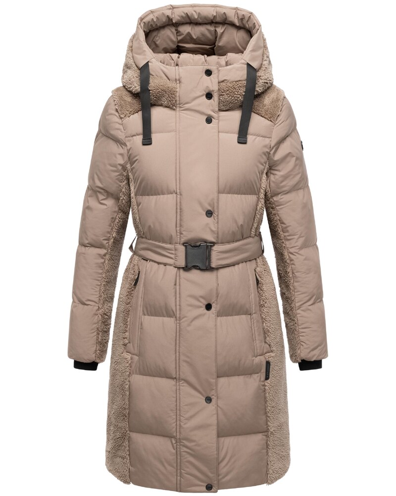 NAVAHOO Mantel Damen Größe XL beige Wintermantel