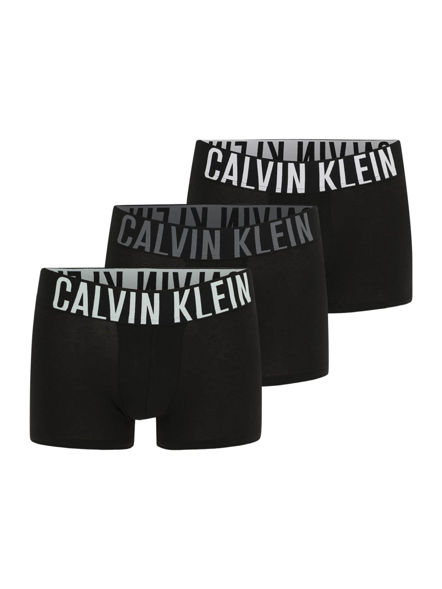 Calvin Klein Underwear Boxeri Intense Power  gri metalic / verde mentă / negru / alb