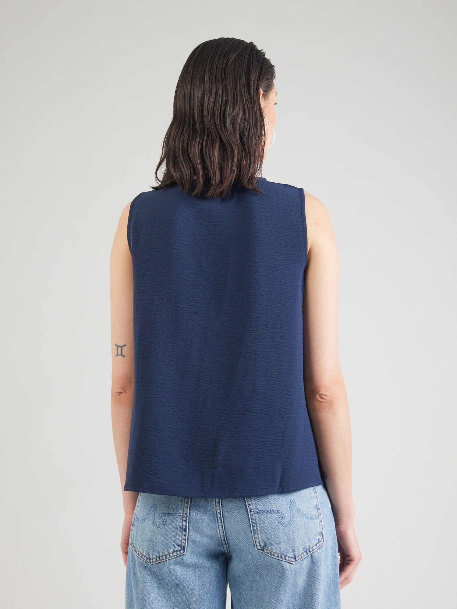 VERO MODA Top 'VMALVA' námornícka modrá (obrázok 3)